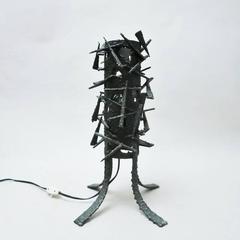 Brutalist Sculptural Lamp Attributed to Marcello Fantoni