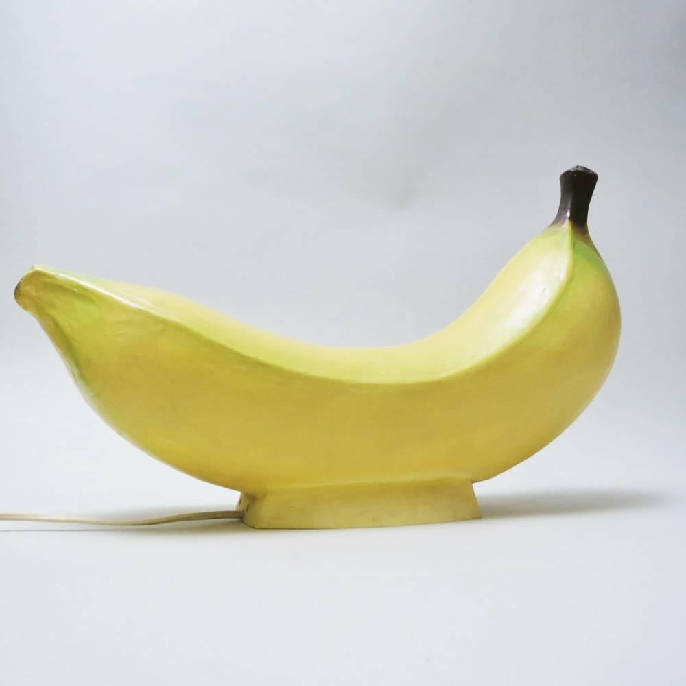 German Large Pop Banana lamp, circa 1980