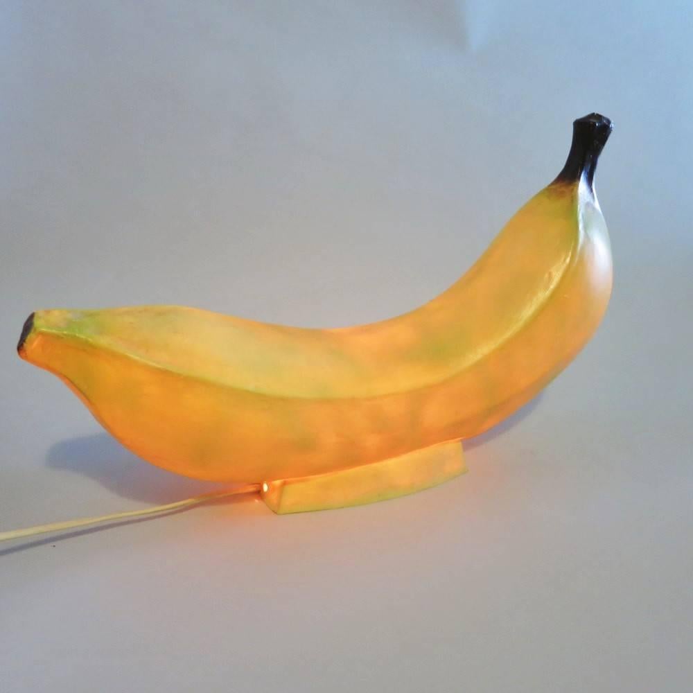 Plastic Large Pop Banana lamp, circa 1980