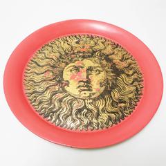 Large Tray King Sun by Piero Fornasetti, circa 1950