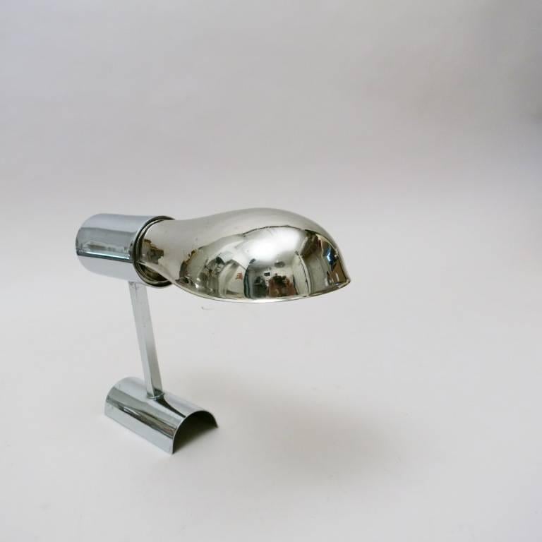 French Mid-Century Modern Chrome Sconce  For Sale 4