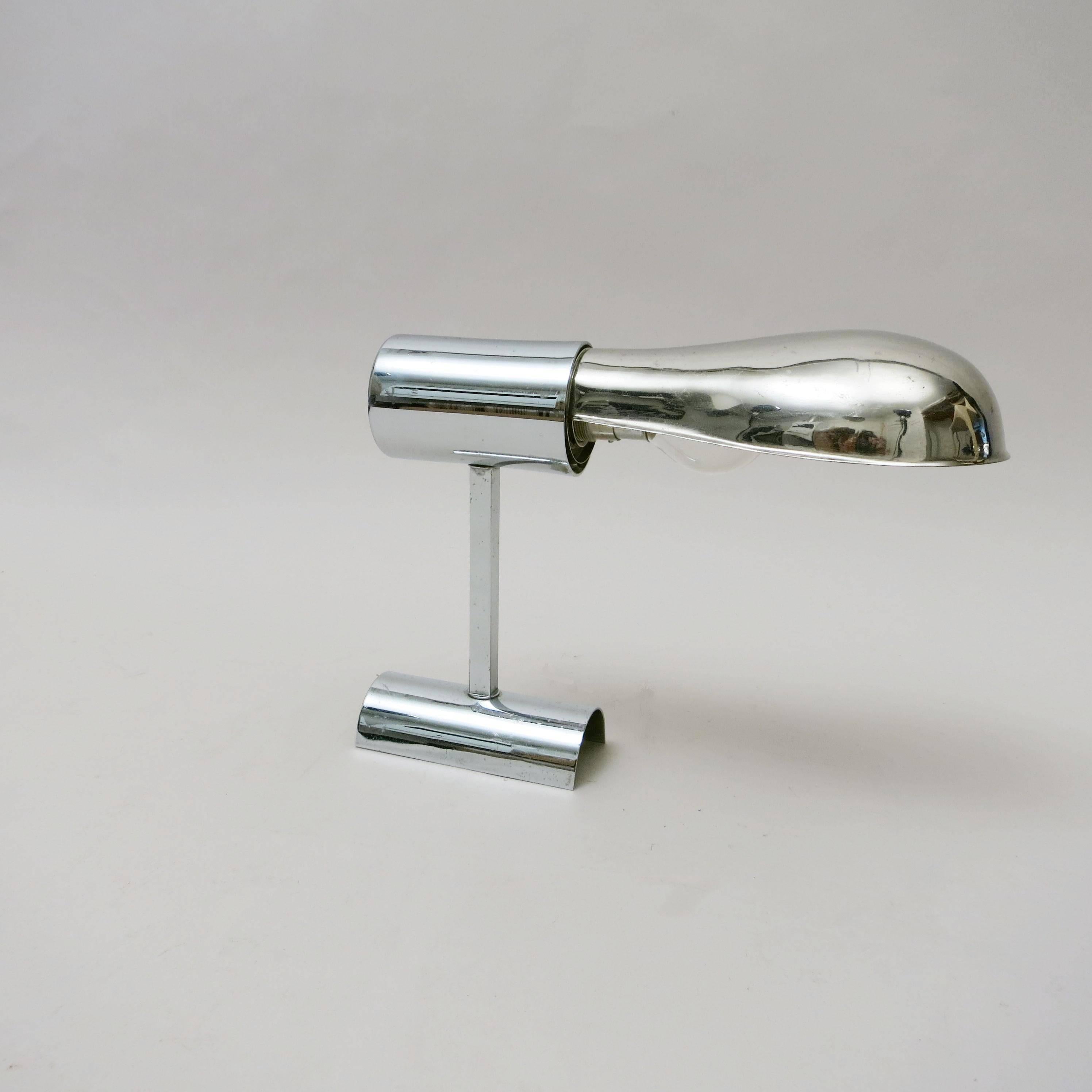 French Mid-Century Modern Chrome Sconce  For Sale 3