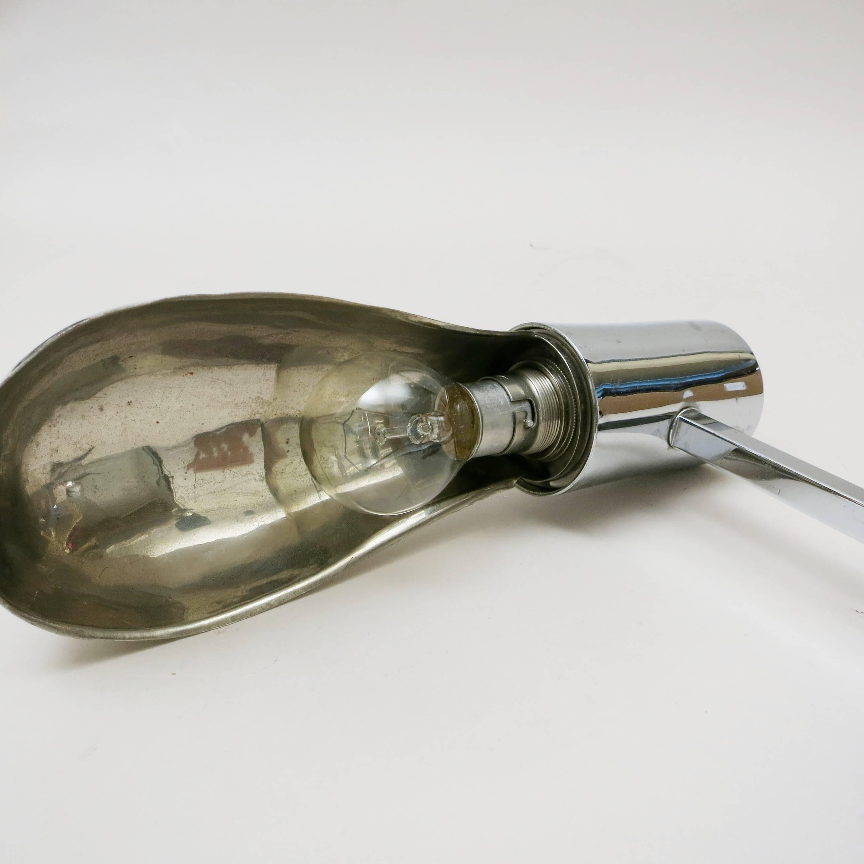 French Mid-Century Modern Chrome Sconce  For Sale 5