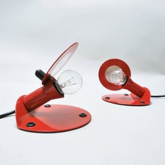Pair of Post-Modern Italian Wall Lamps