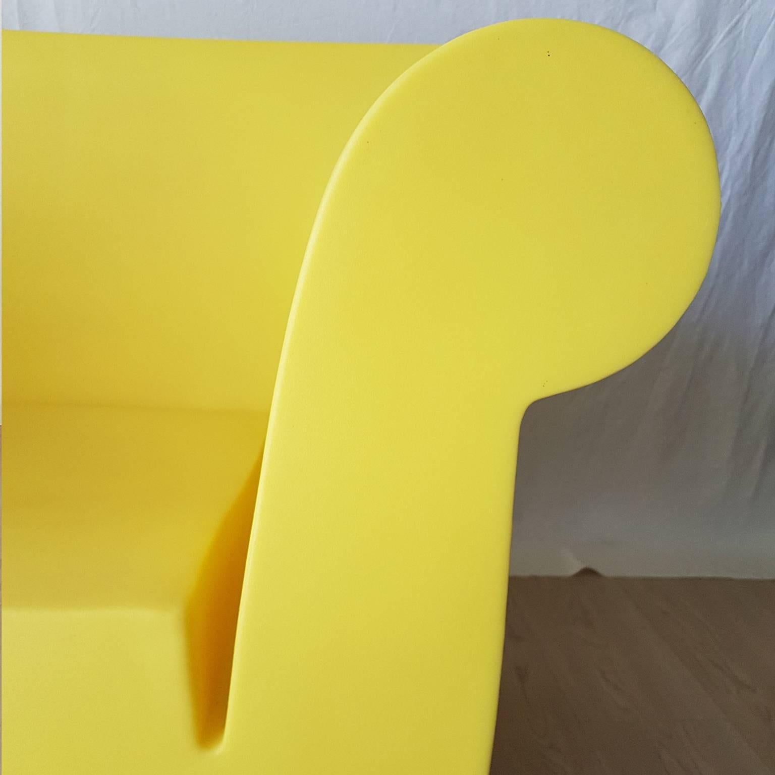 Yellow Outdoor Armchair by Philippe Starck / Kartell Compasso d'oro Award, 2001 In Excellent Condition In Mornico al Serio ( BG), Lombardia