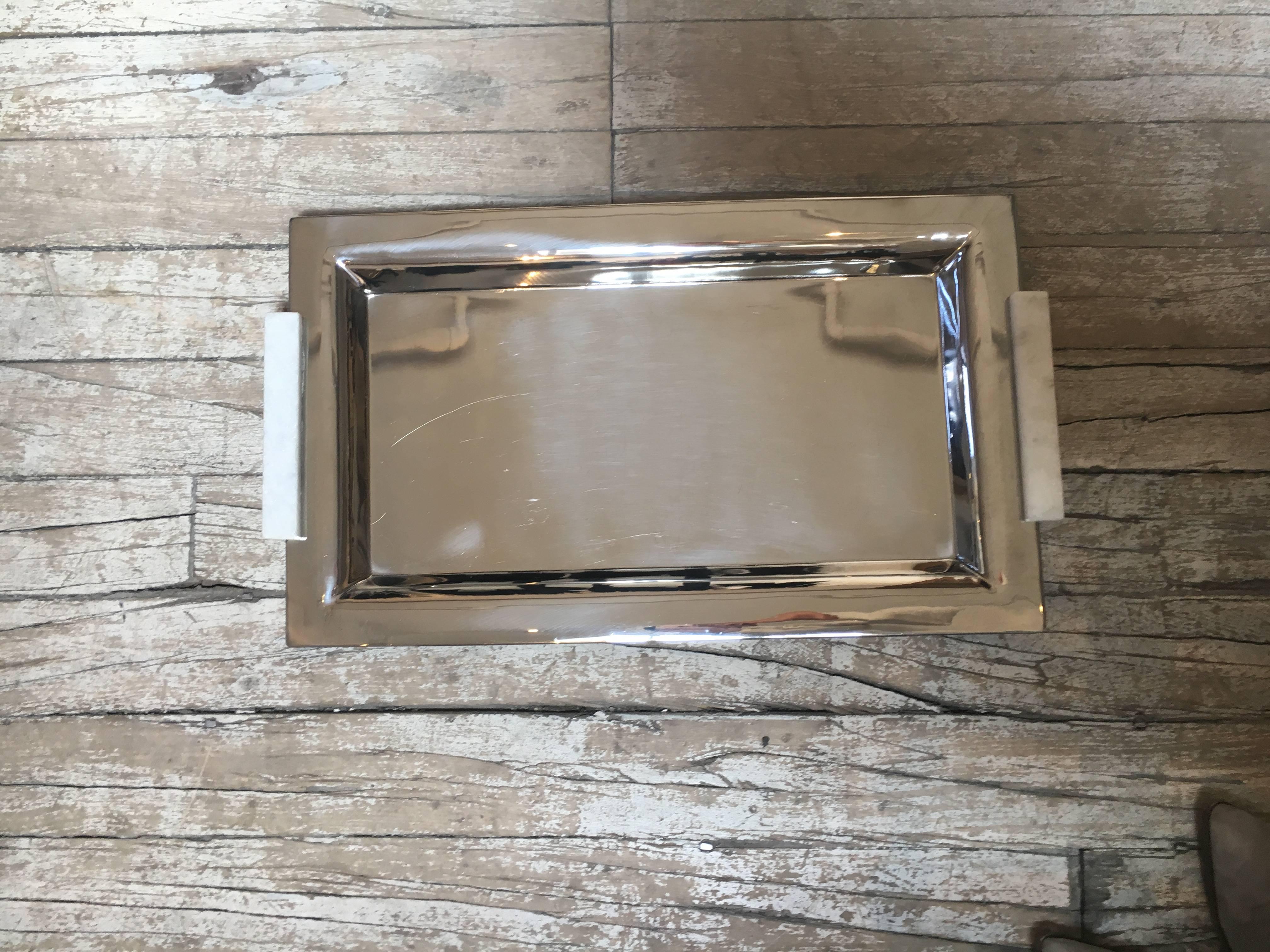 Stone Handled Serving Tray For Sale 1