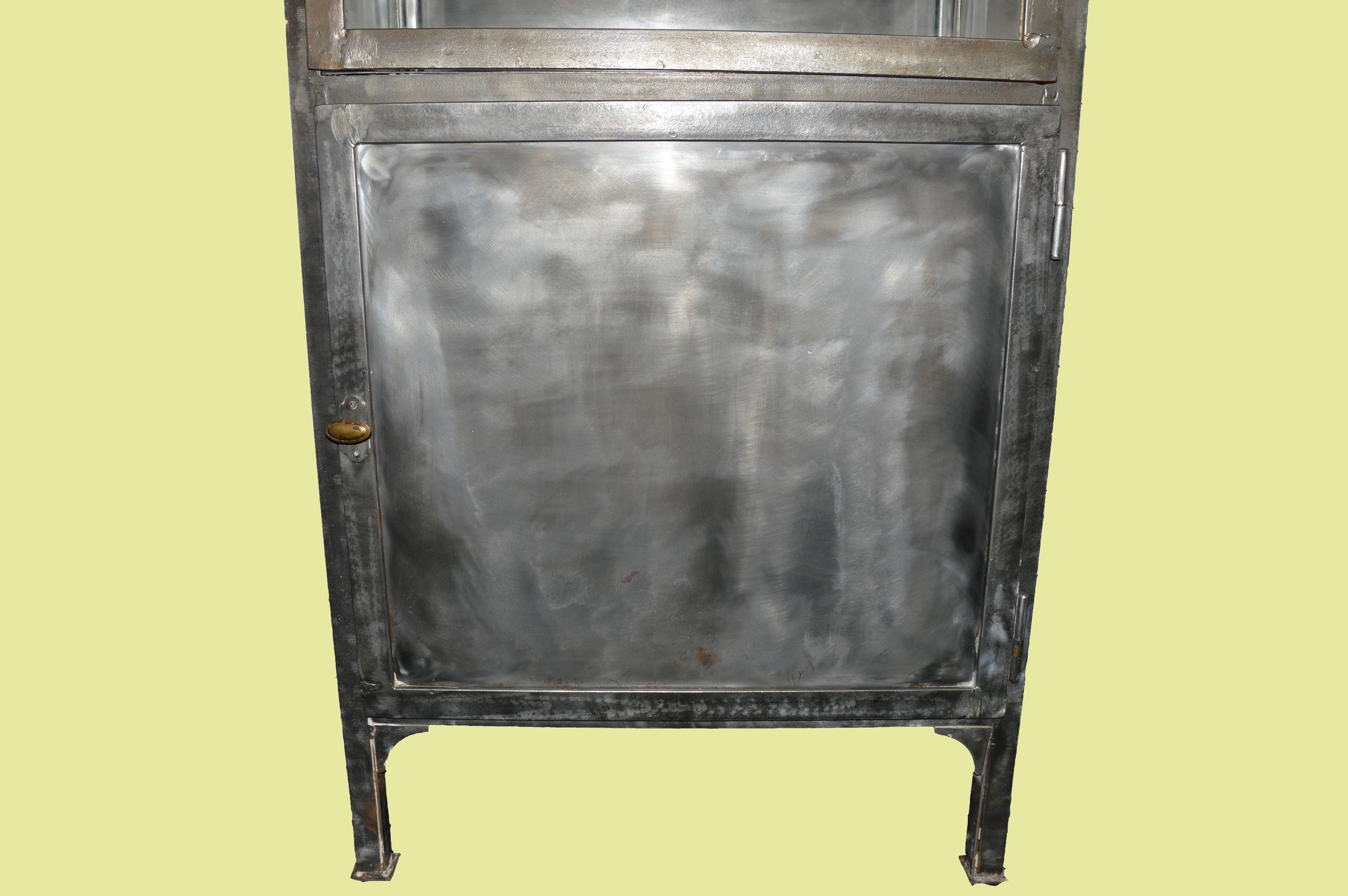 Mid-20th Century 20th Century Industrial Medicine/Pharmacy Cabinet For Sale
