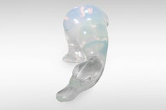 Art Deco Opalescent Glass Duck by Ferjac