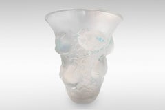 'Saint Francois', an Art Deco Opalescent Glass Vase by Rene Lalique