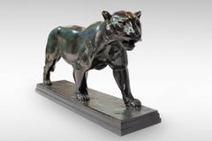 'Tigre Qui March' "Walking Tiger" Bronze by Antione-Louis Barye