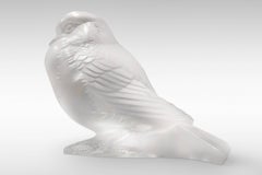 Moineau au Fier' de Rene Lalique en verre opalescent