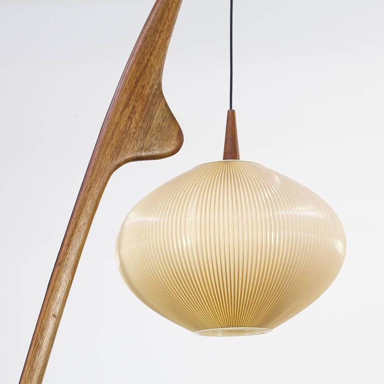 1950s Jean Rispal Highly Exclusive Floor Lamp “Praying Mantis” for ...