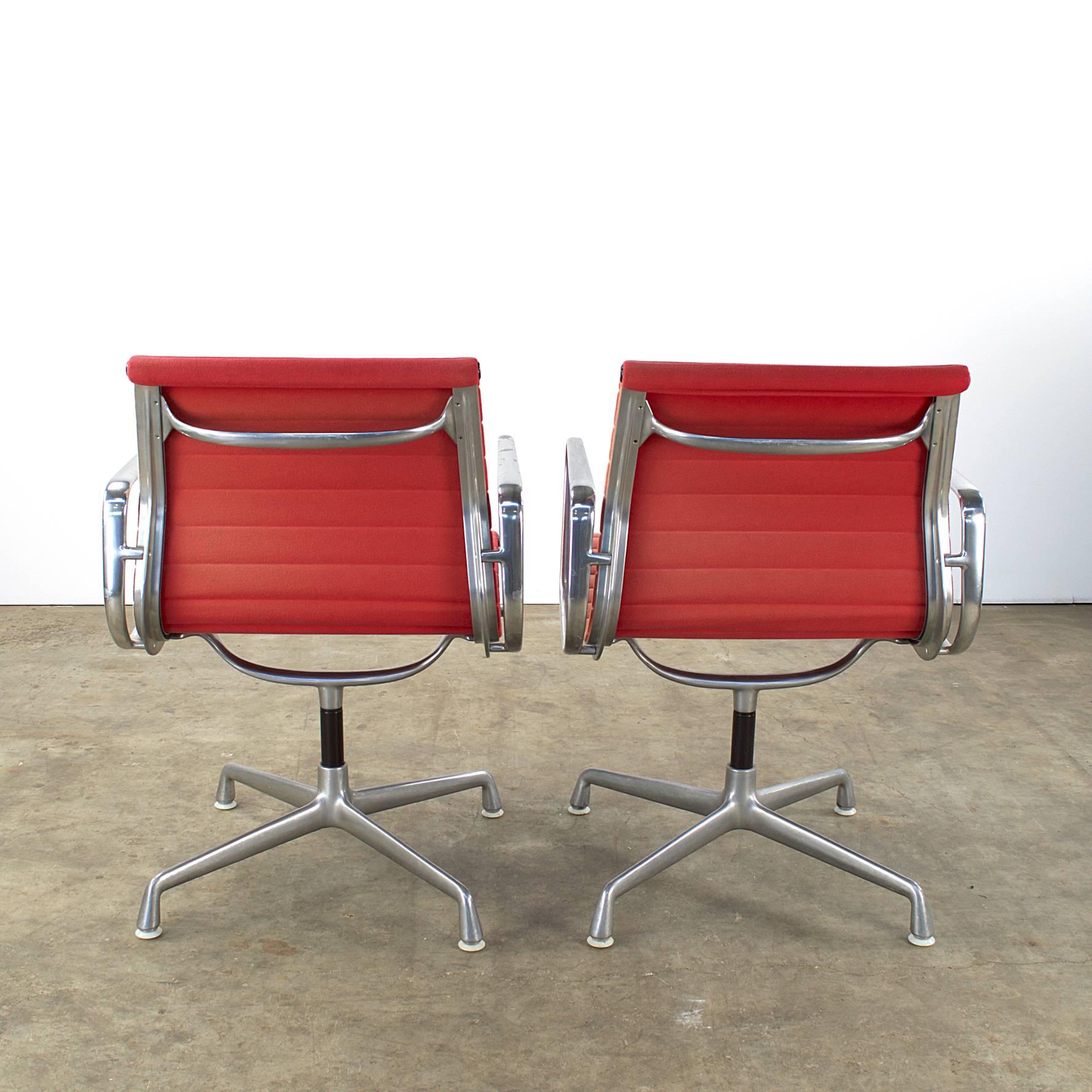 American Charles and Ray Eames EA107 Fauteuil for Herman Miller, Set of Two For Sale