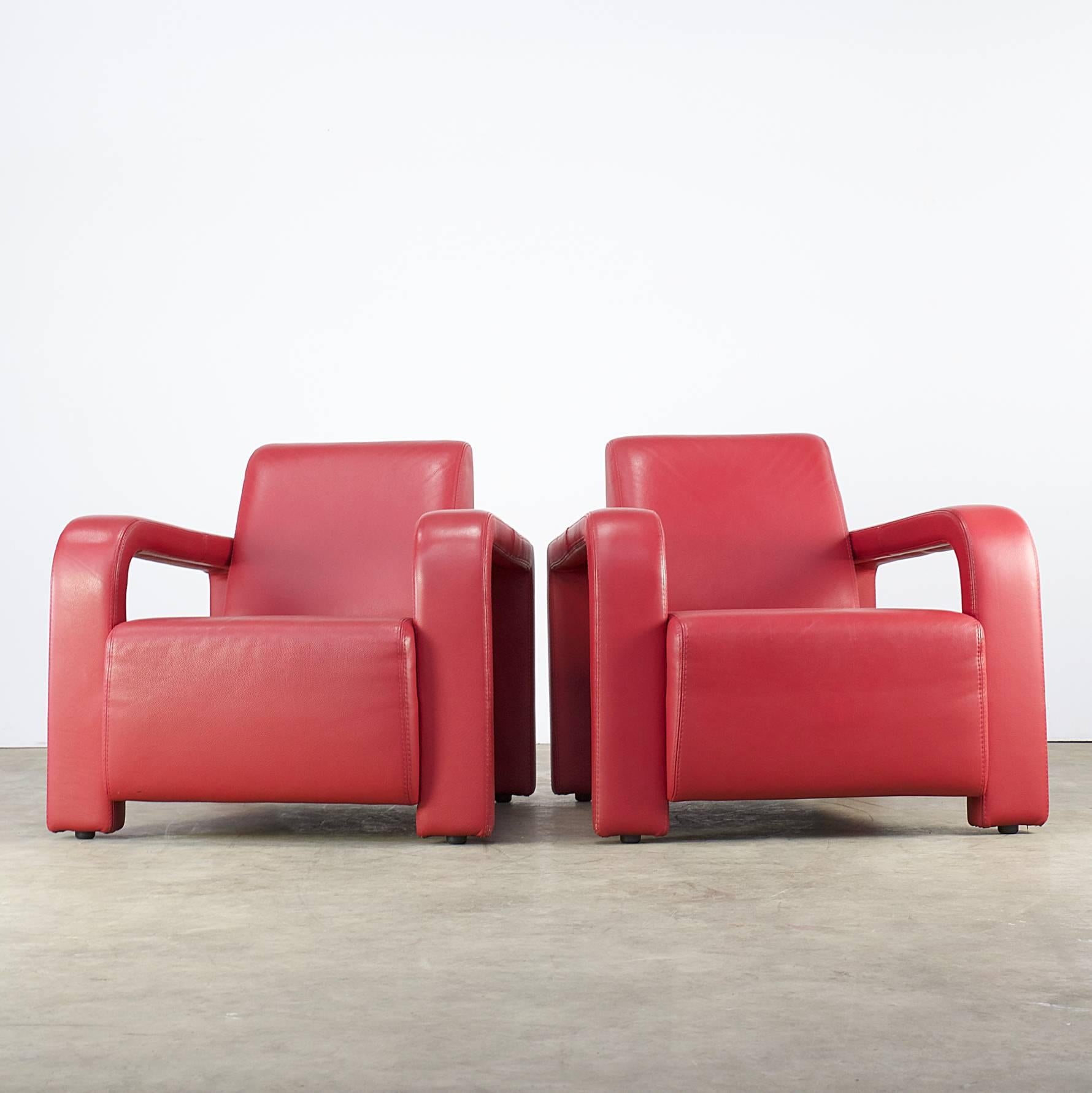 Italian 1980s Comfortable Lounge Chair, Set of Two for Marinelli, Italy For Sale