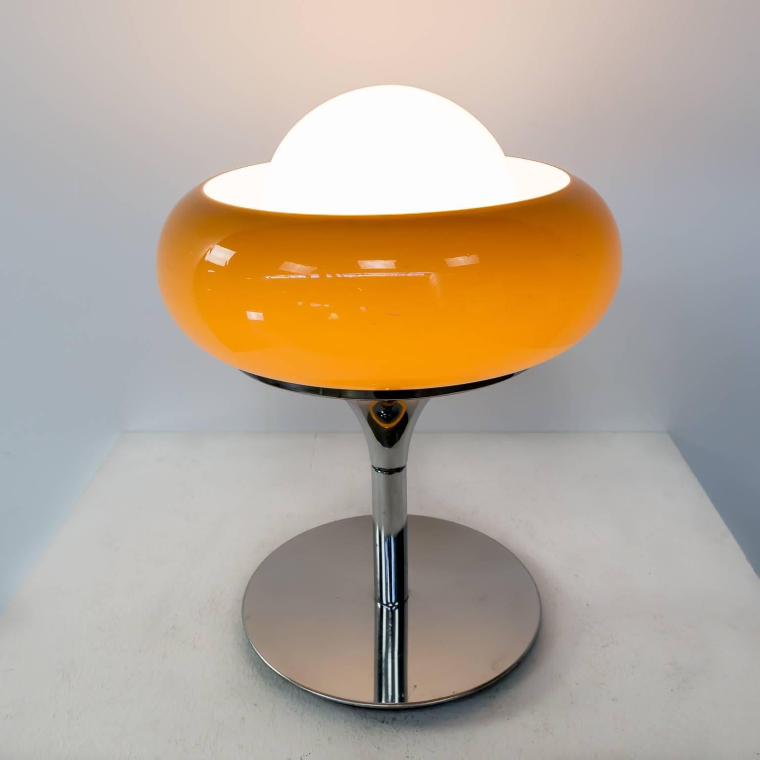 Mid-Century Table Lamp by Harvey Guzzini In Good Condition For Sale In Amstelveen, Noord