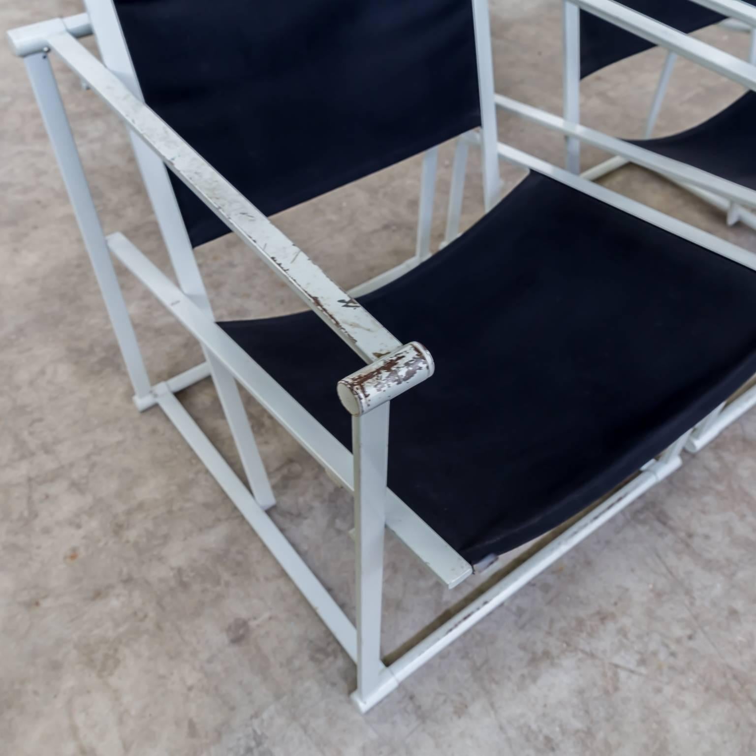 Late 20th Century Radboud Van Beekum FM60 Cubic Chairs for Pastoe For Sale