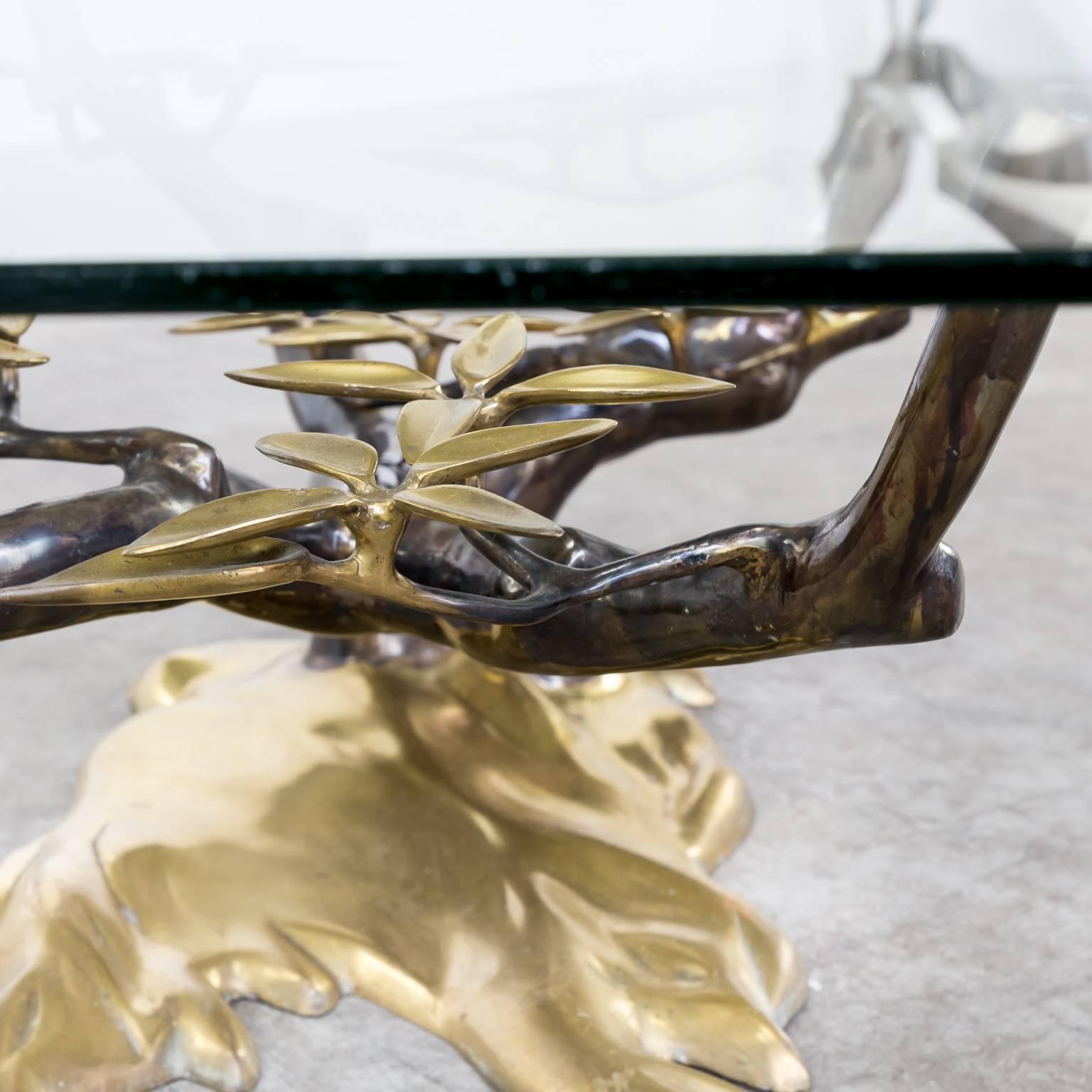 Bronze 1970s Willy Daro ‘Bonsai’ Sculptural Coffee Table