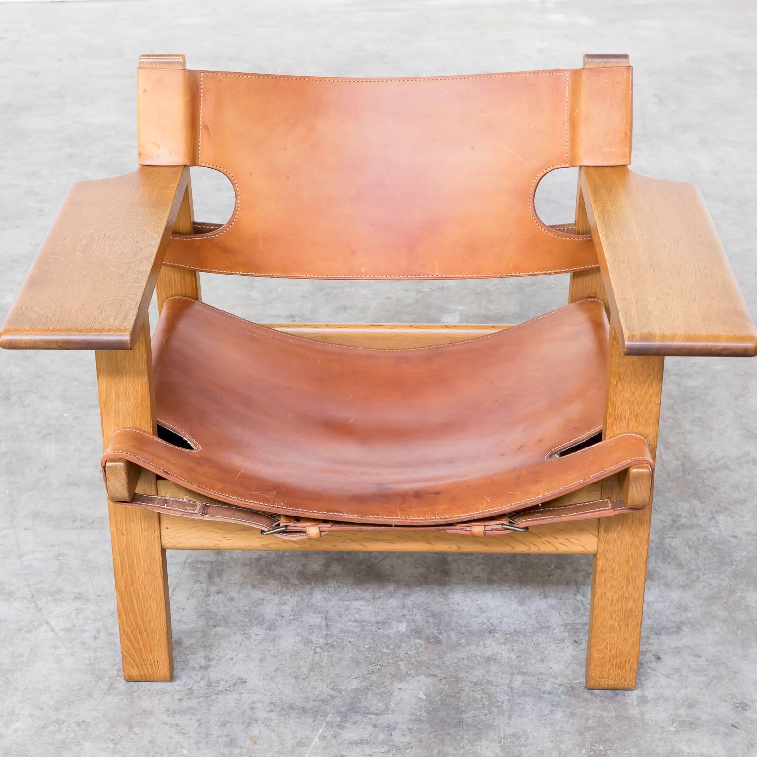 Mid-Century Modern 1970s Børge Mogensen ‘Spanish Chair’ Fauteuil for Fredericia For Sale