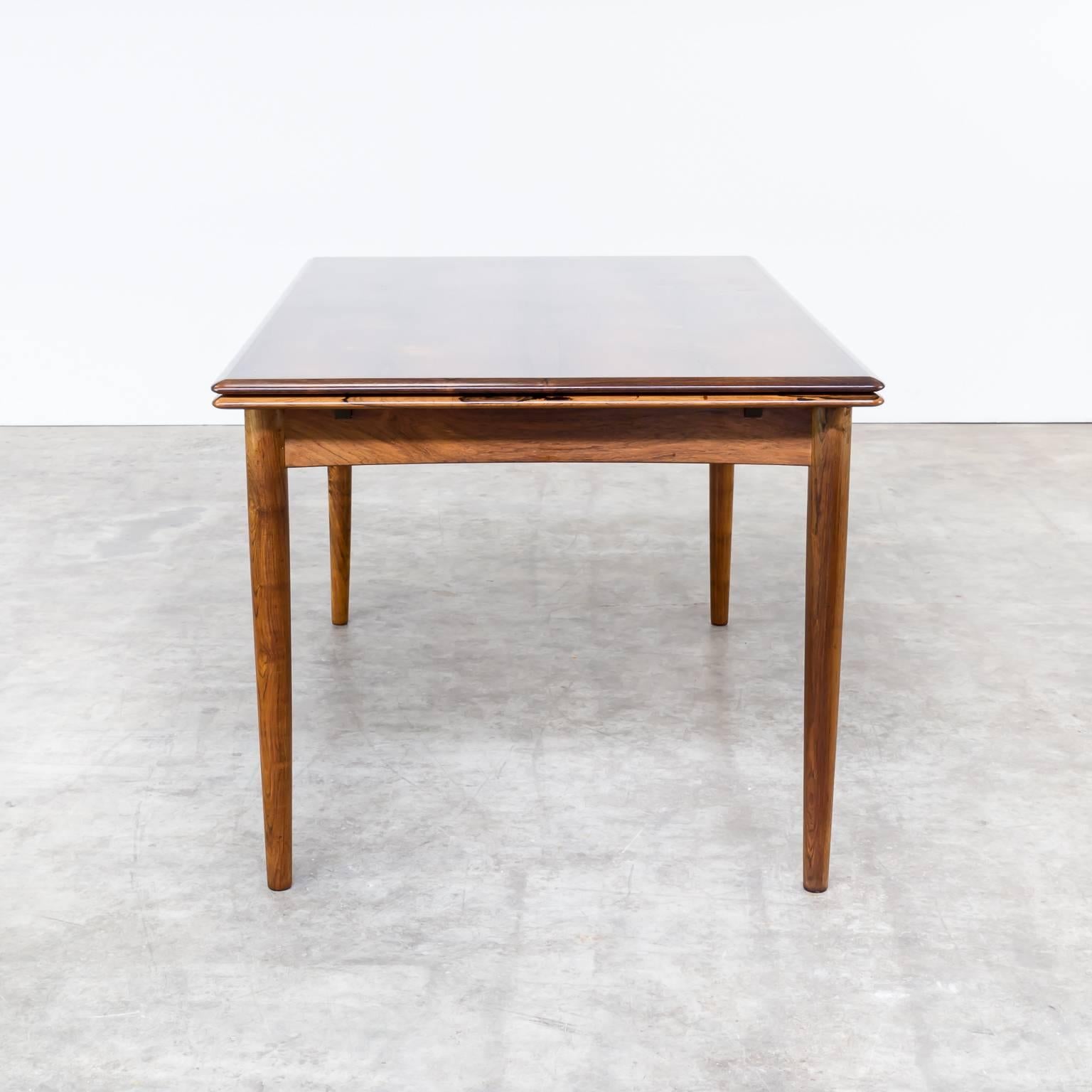 1960s Rosewood Dining Table Attributed to Niels Otto Møller In Good Condition For Sale In Amstelveen, Noord