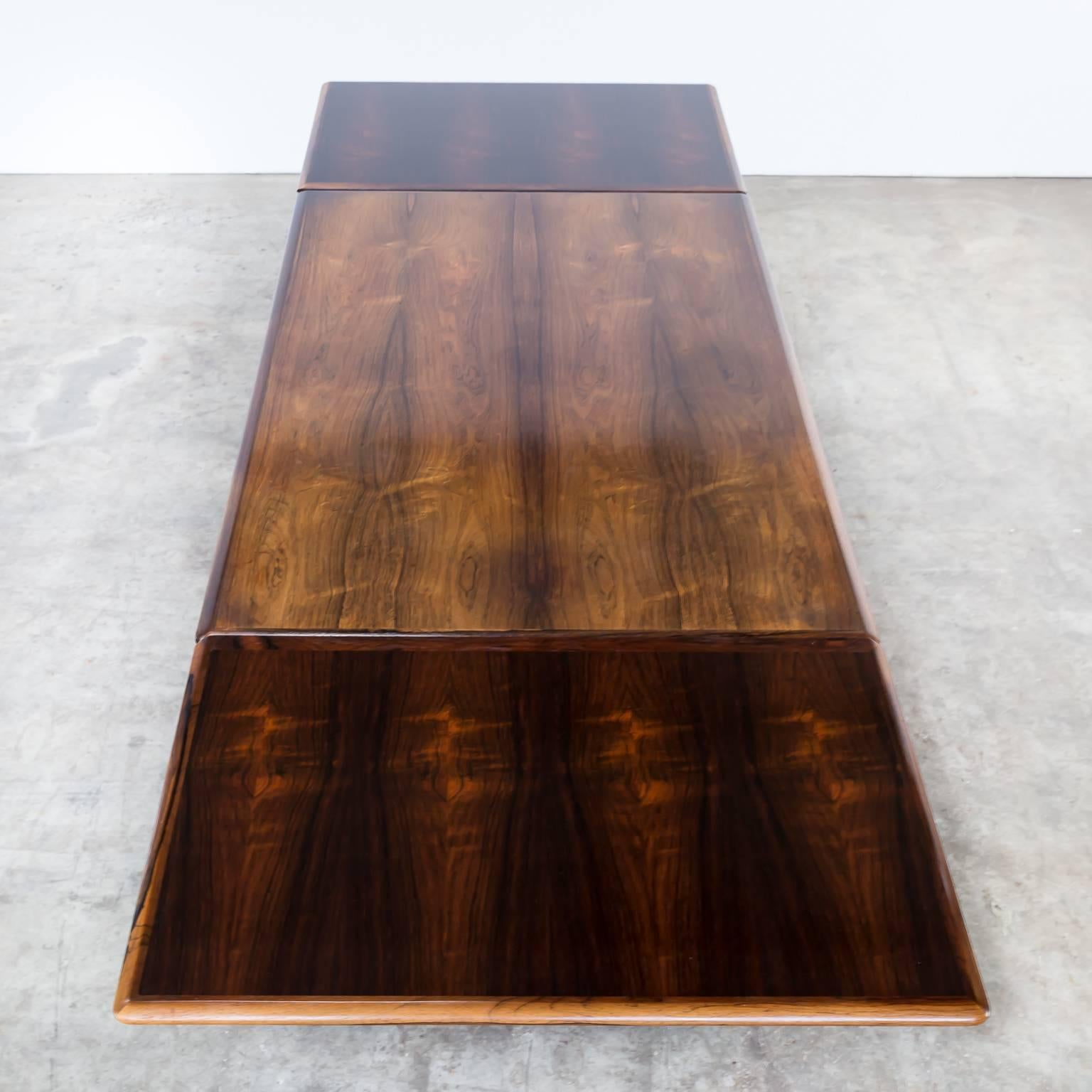 Danish 1960s Rosewood Dining Table Attributed to Niels Otto Møller For Sale