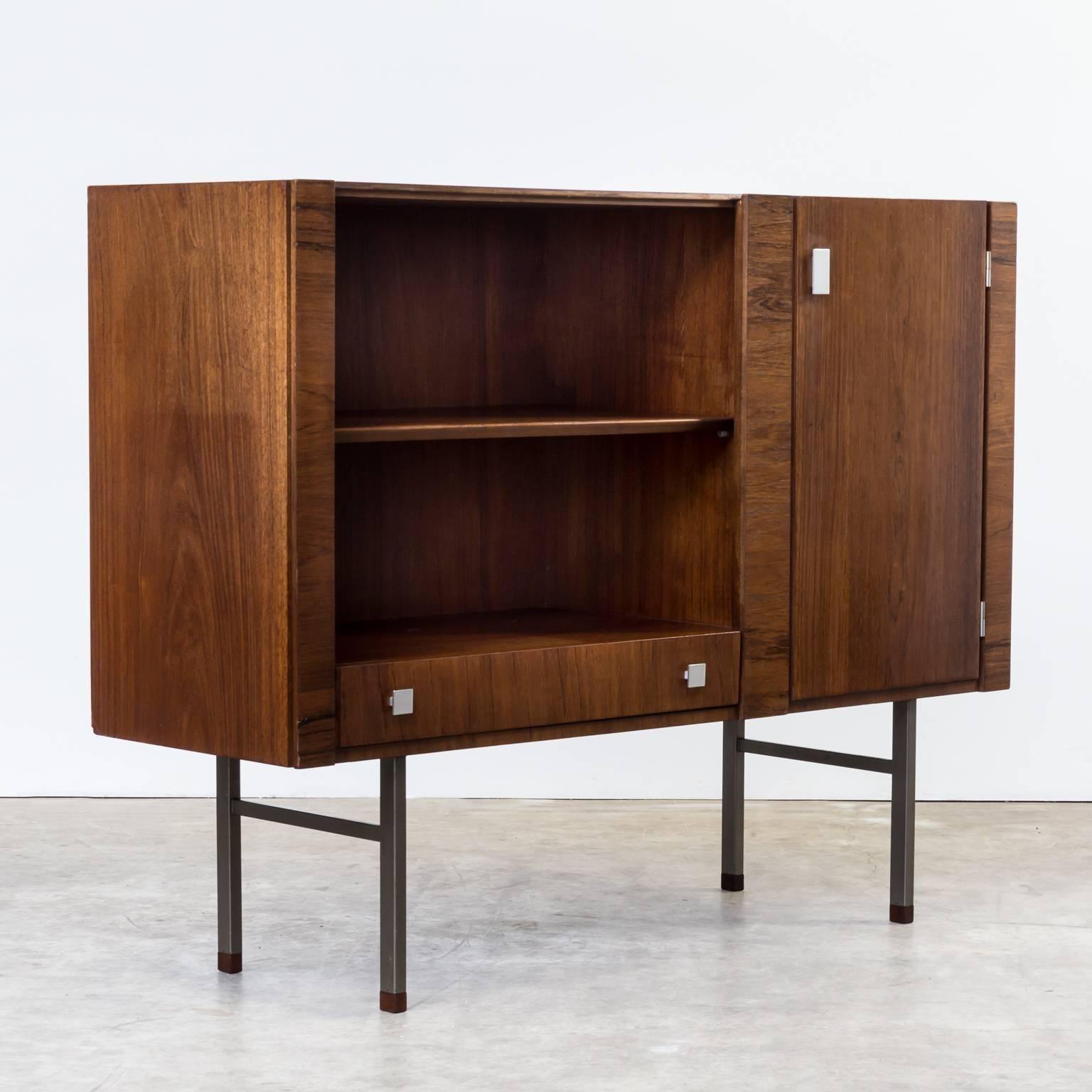 Belgian 1960s Alfred Hendrickx Rosewood Cabinet for Belform For Sale