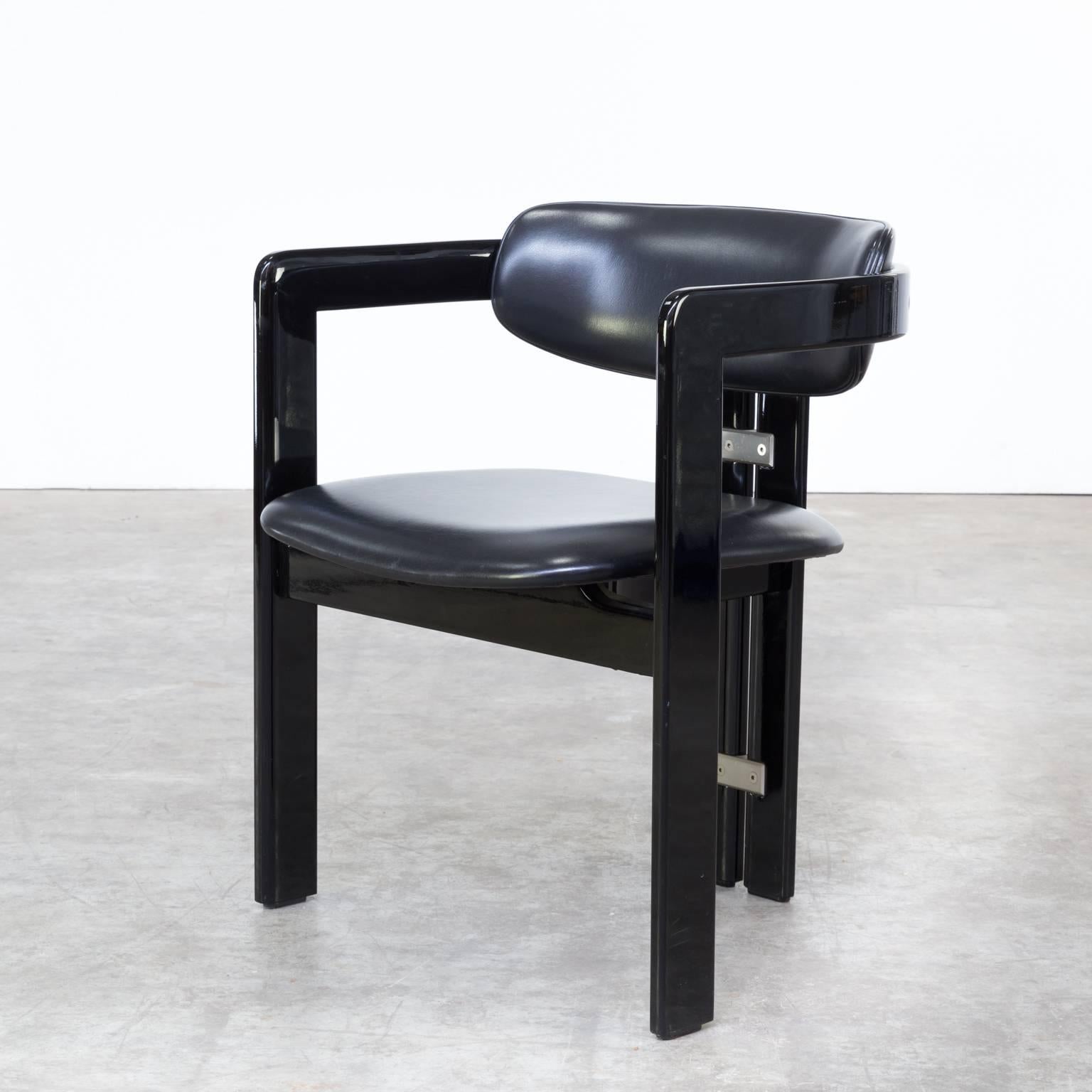 Mid-Century Modern Augusto Savini ‘Pamplona’ Armchair for Pozzi Set of Six