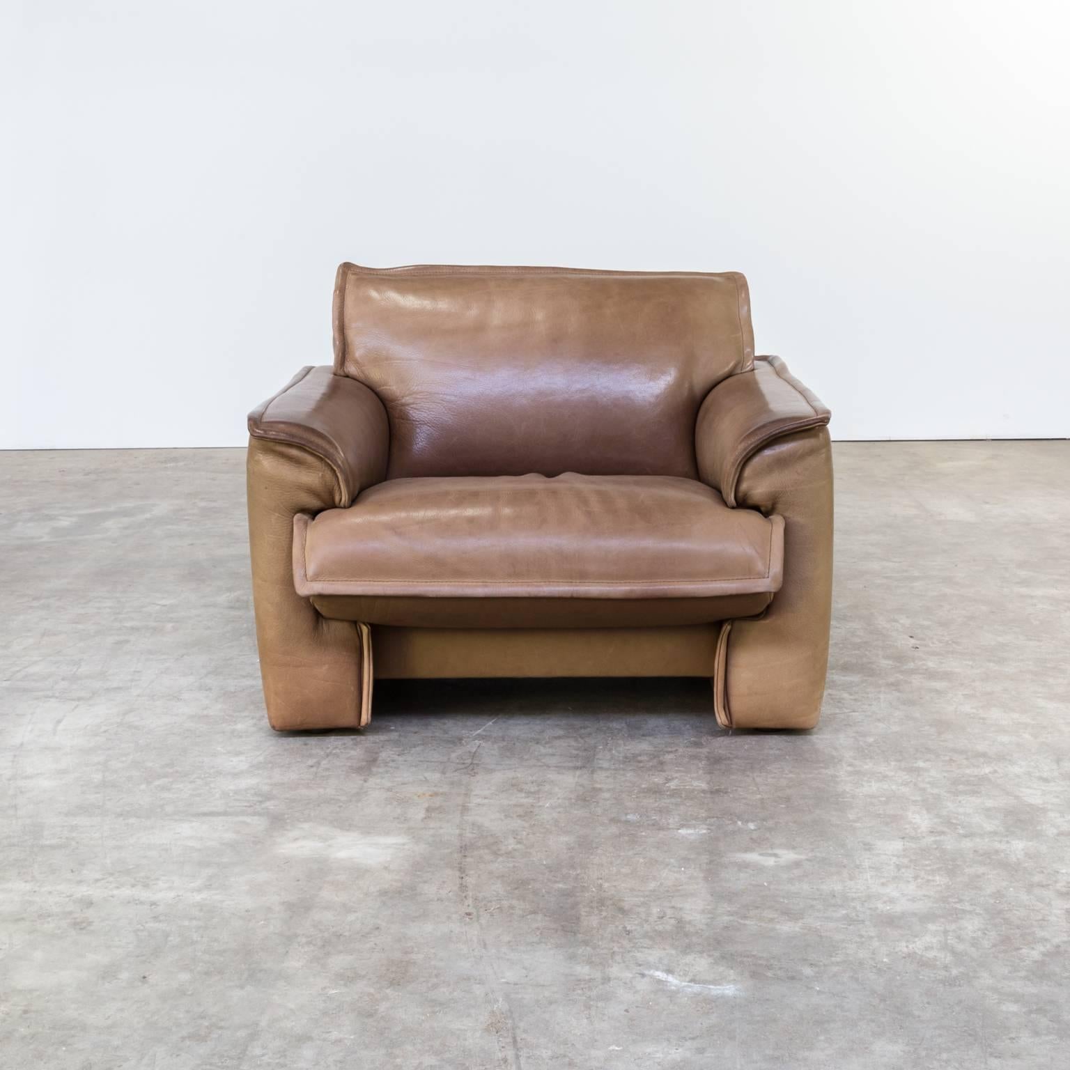 Leather 1970s Leolux High Quality Seating Group Sofa Fauteuil For Sale