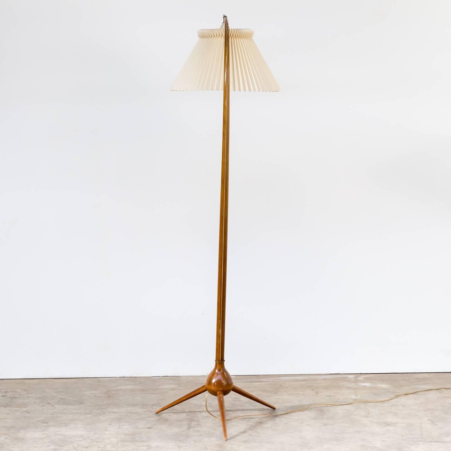 Danish Severin Hansen Jr. Floor Lamp 'Bridge' with Three-Star Foot for Haslev