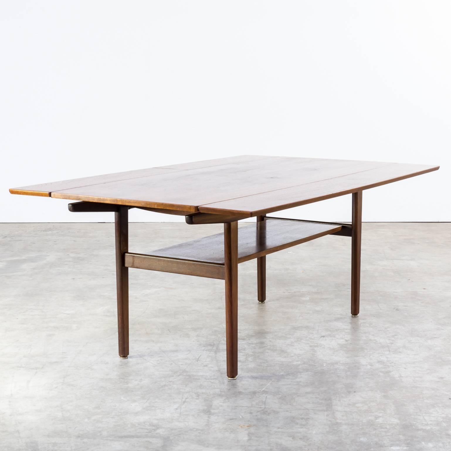 20th Century 1960s Teak Extendable Coffee Table Attributed Vejle Bo Mobler
