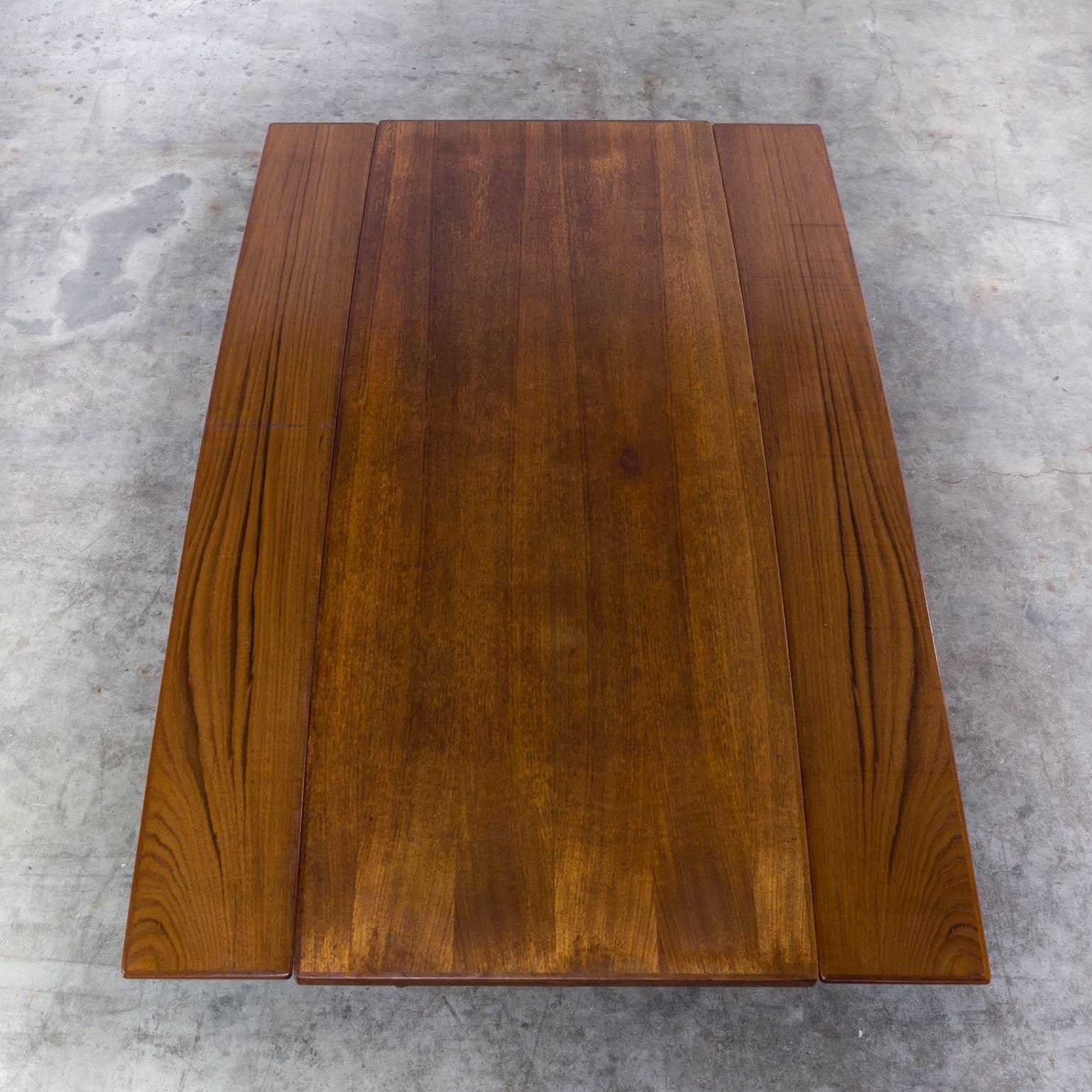 1960s Teak Extendable Coffee Table Attributed Vejle Bo Mobler 1