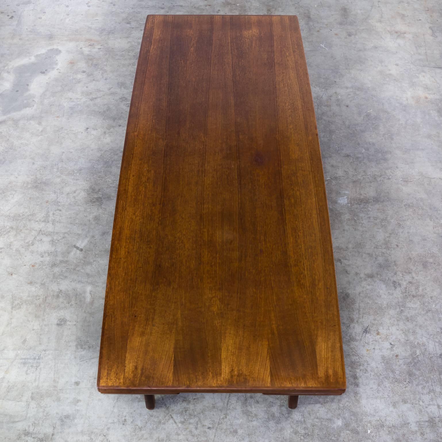 1960s Teak Extendable Coffee Table Attributed Vejle Bo Mobler 2