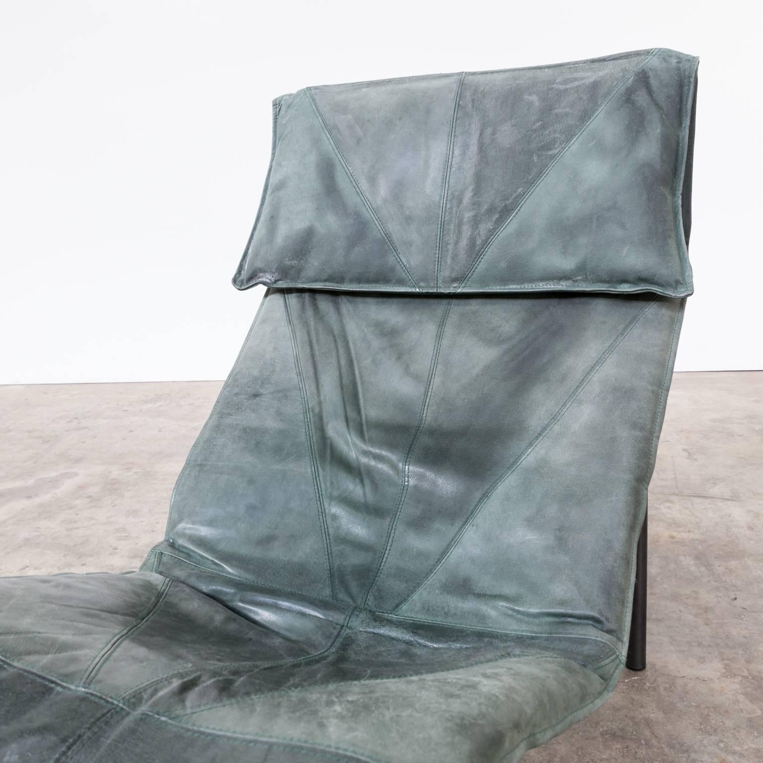 20th Century 1980s Tord Björklund ‘Skye’ Chaise Longue Chair Leather For Sale