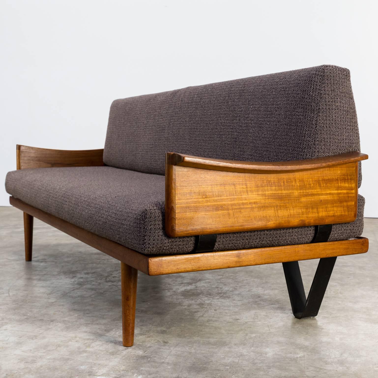 Metal 1960s, Edvard & Tove Kindt Larsen Sofa for Gustav Bahus For Sale