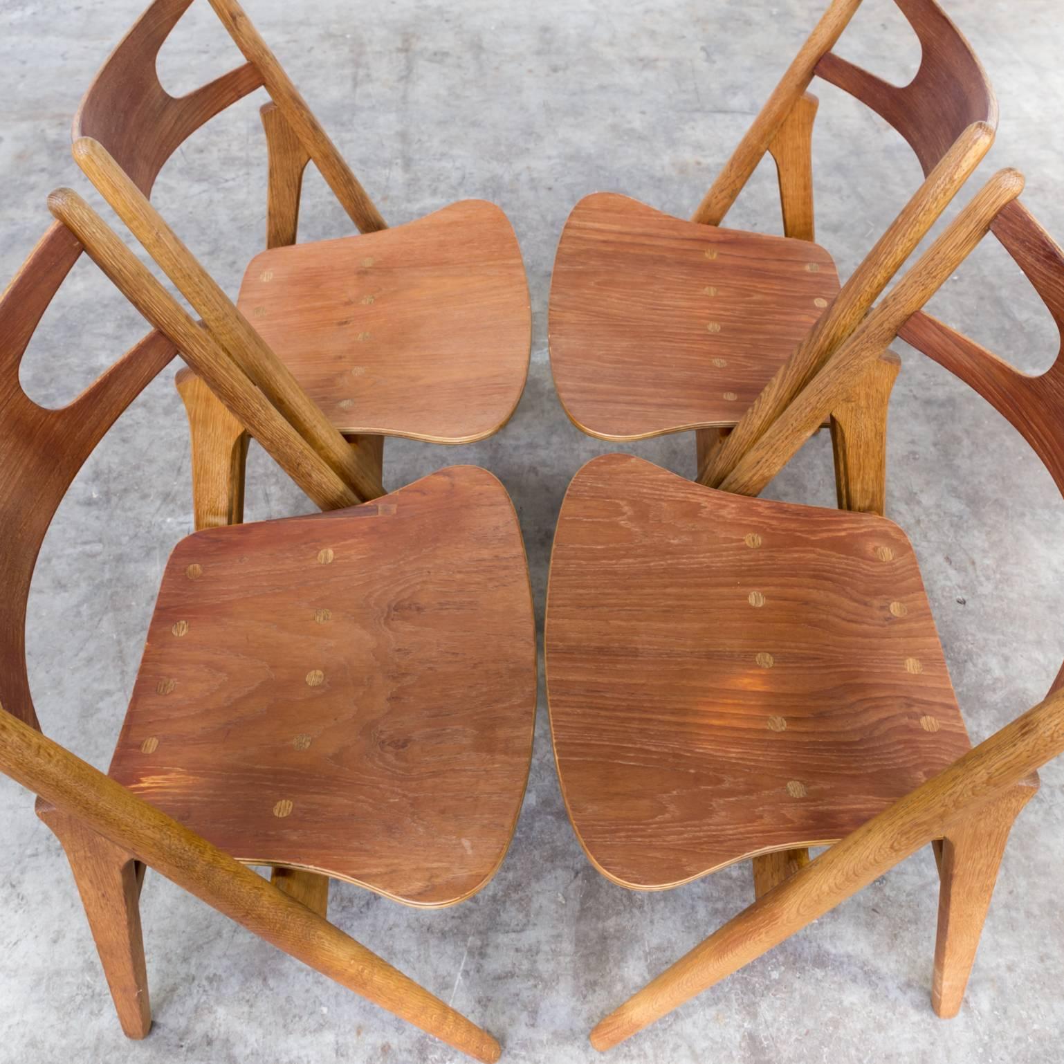 1960s Hans Wegner ‘CH29 Sawback’ Dining Chairs for Carl Hansen & Son For Sale 1