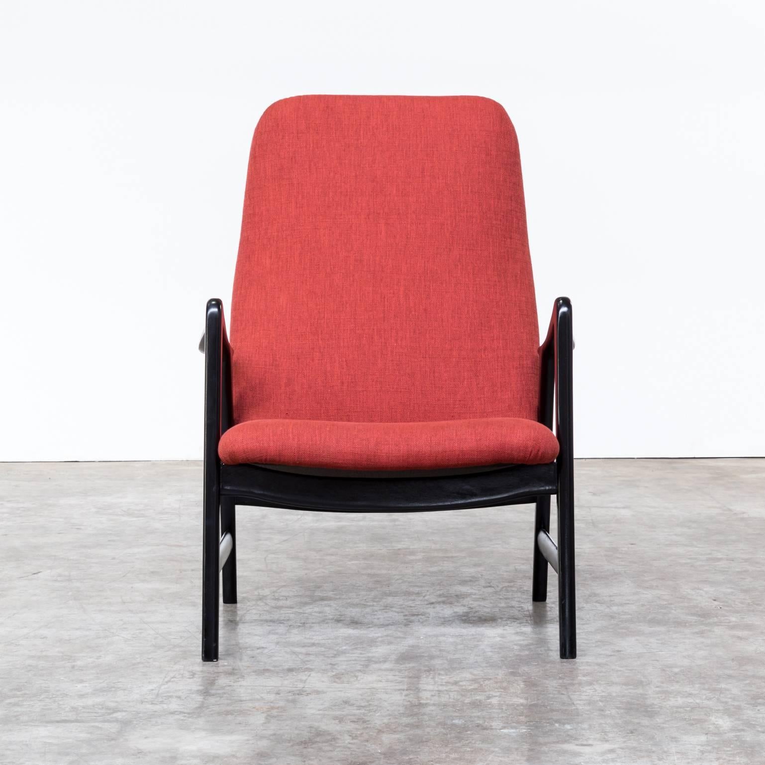 1950s Folke Ohlsson numbered ‘127/57’ fauteuil for Artifort / Dux. Very beautiful fauteuil, new re-upholstery and restored frame. Excellent condition.