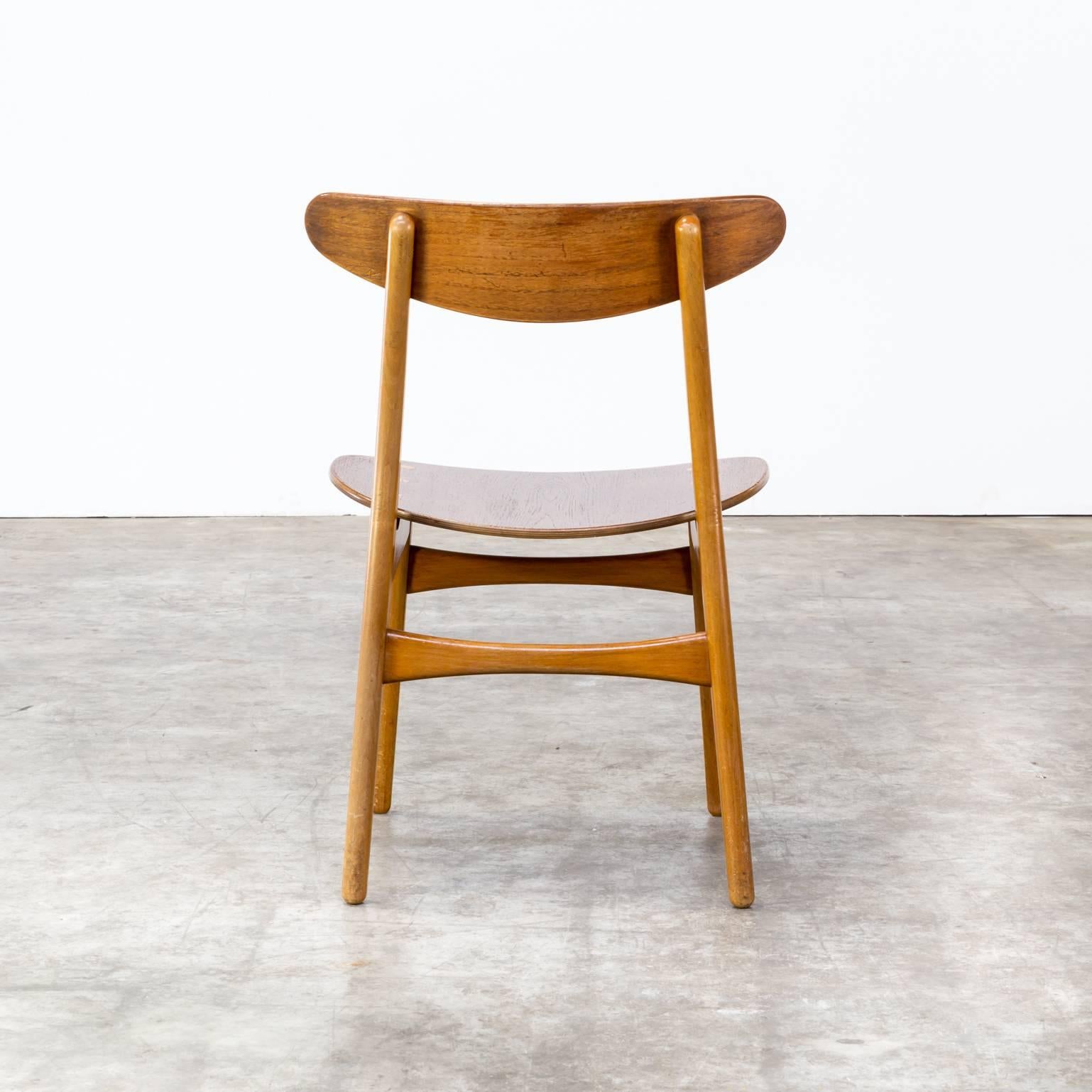 20th Century 1950s Hans J Wegner CH-30 Dining Chairs for Carl Hansen & Son Set of Six For Sale