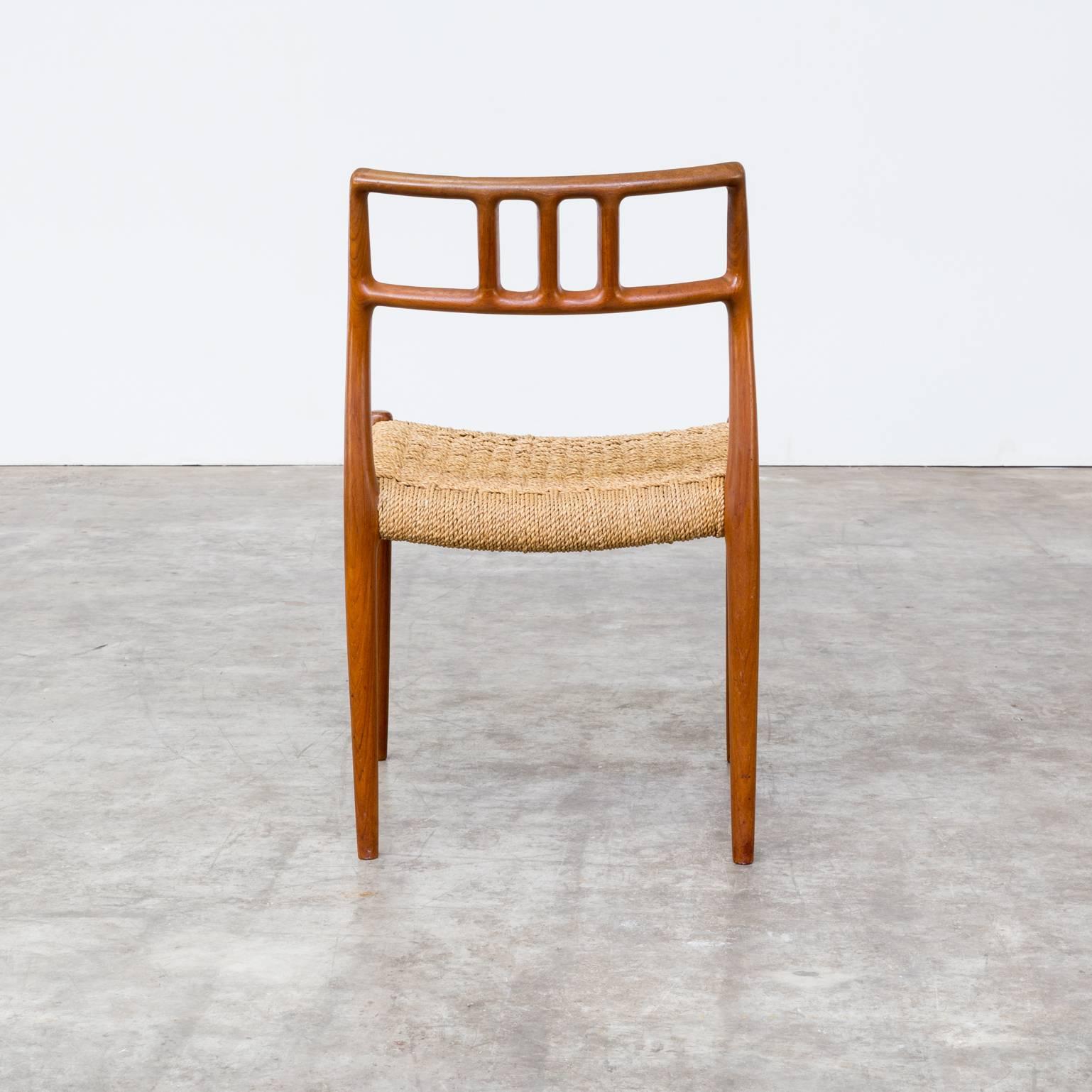 Mid-20th Century Niels Otto Møller Model 79 Chairs for J.L Moller For Sale