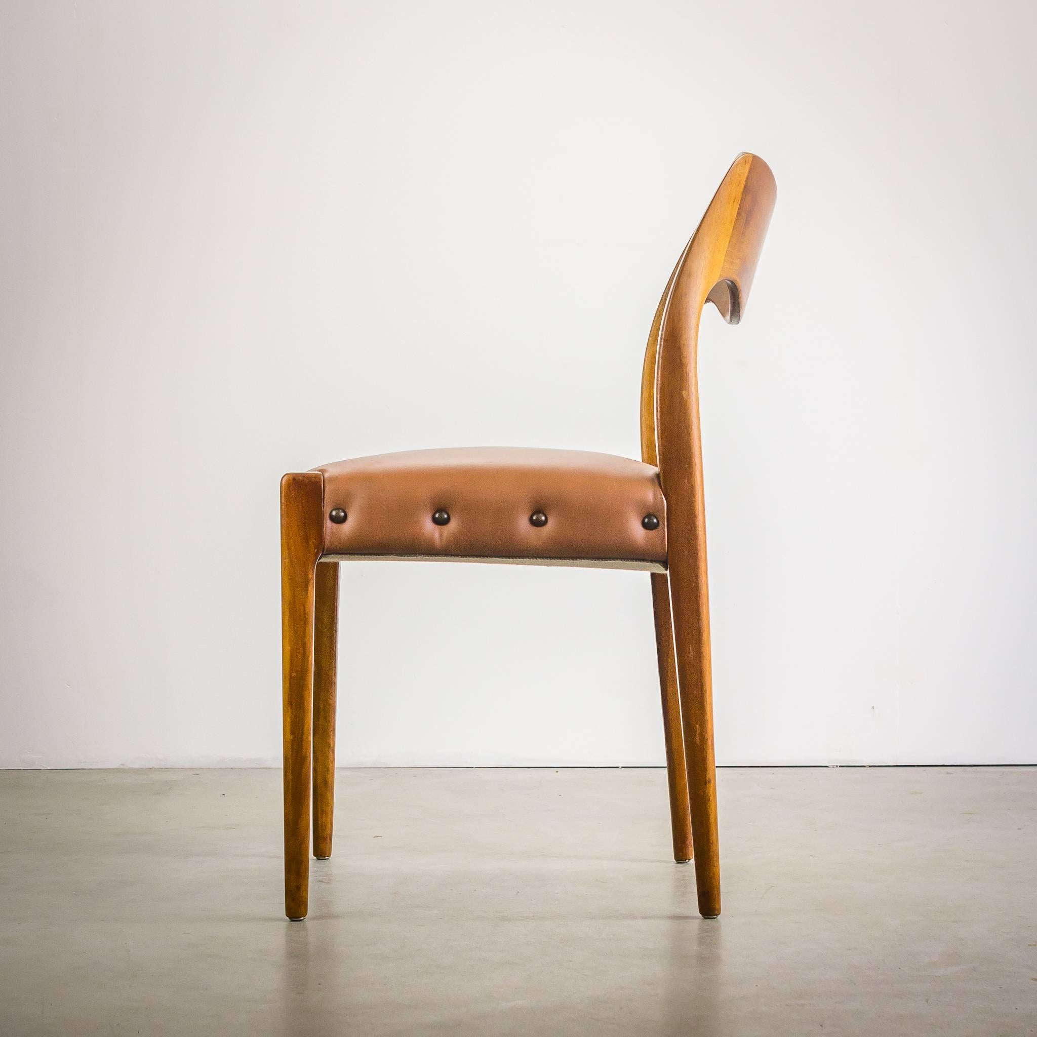 20th Century 1950s Niels Otto Møller Nr 71 Dining Chair, Set of Four For Sale
