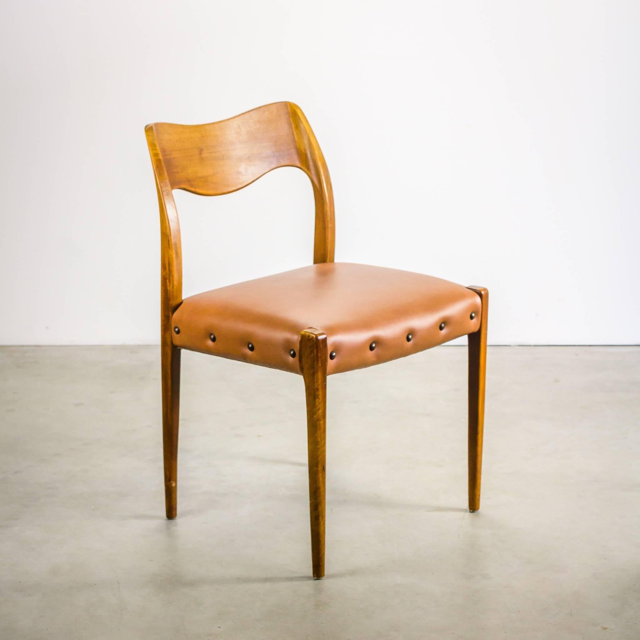 Danish 1950s Niels Otto Møller Nr 71 Dining Chair, Set of Four For Sale
