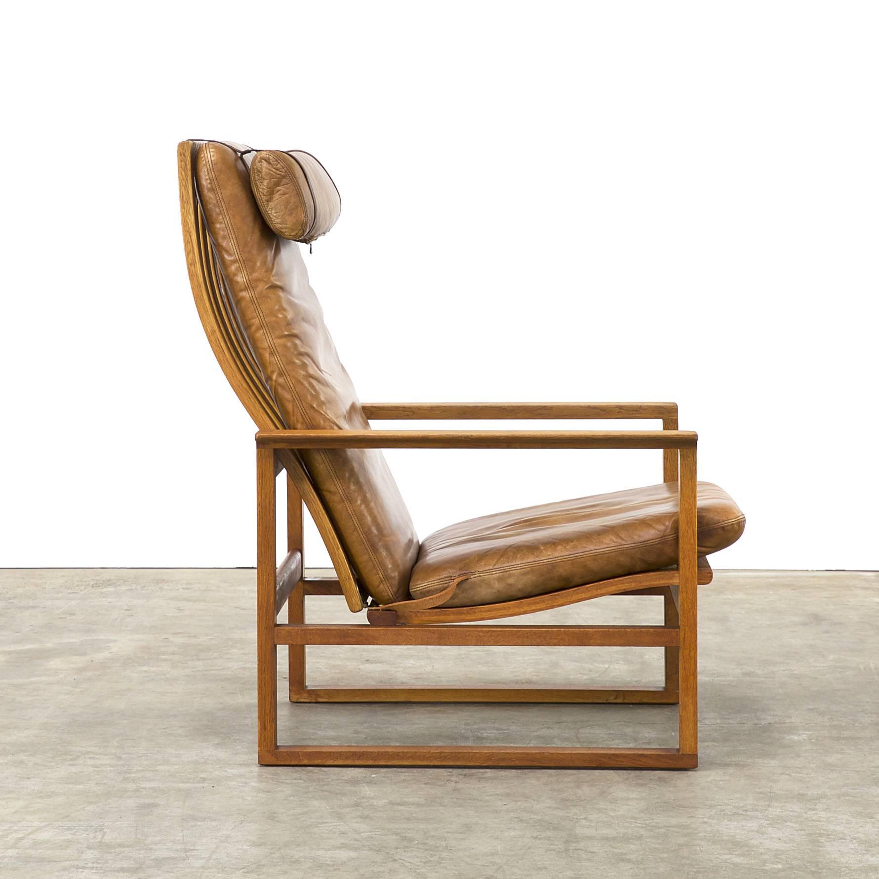 Mid-Century Modern 1970s Borge Mogensen Fauteuil for Fredericia Stolefabrik For Sale