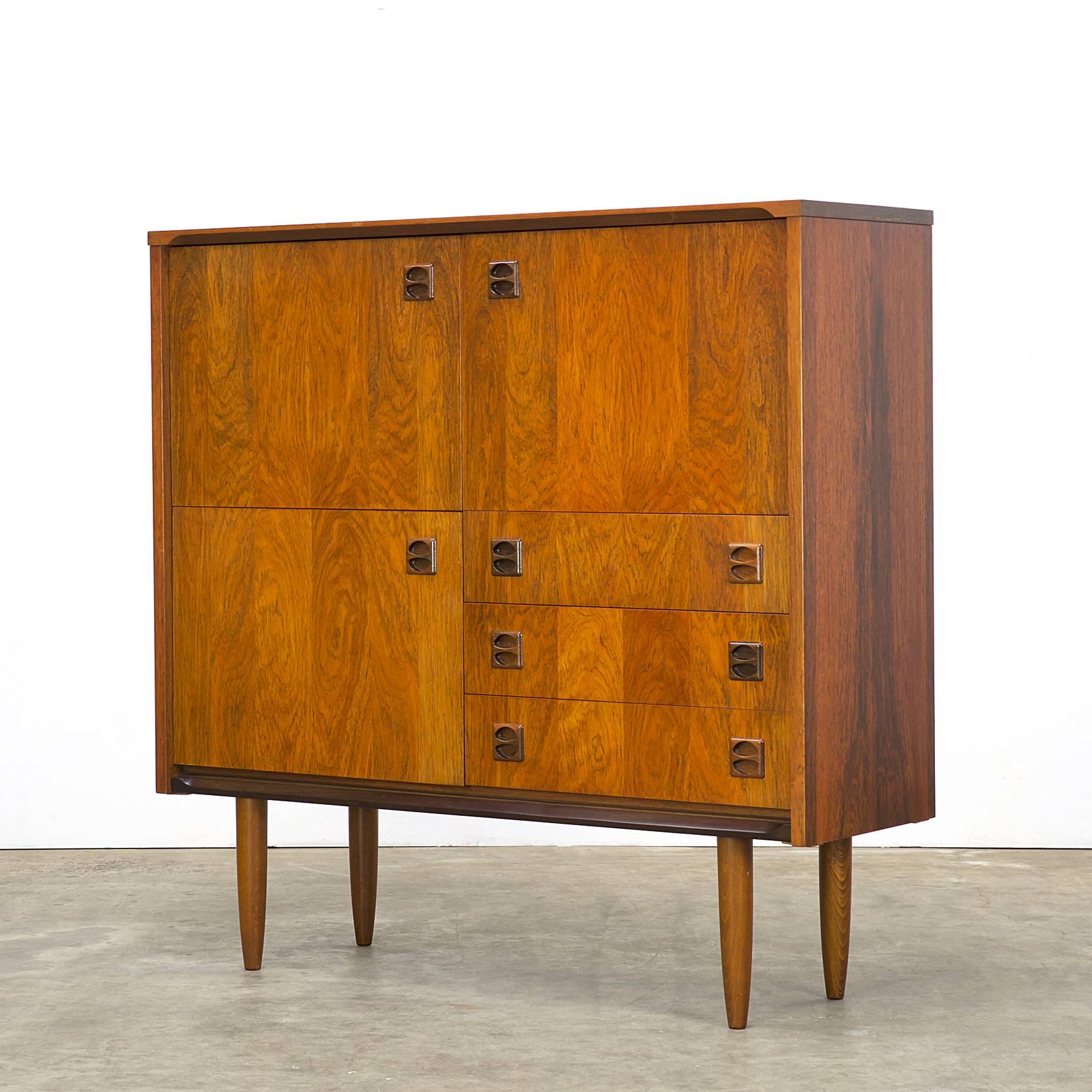 Mid-Century Modern 1960s Topform Rosewood Cabinet For Sale