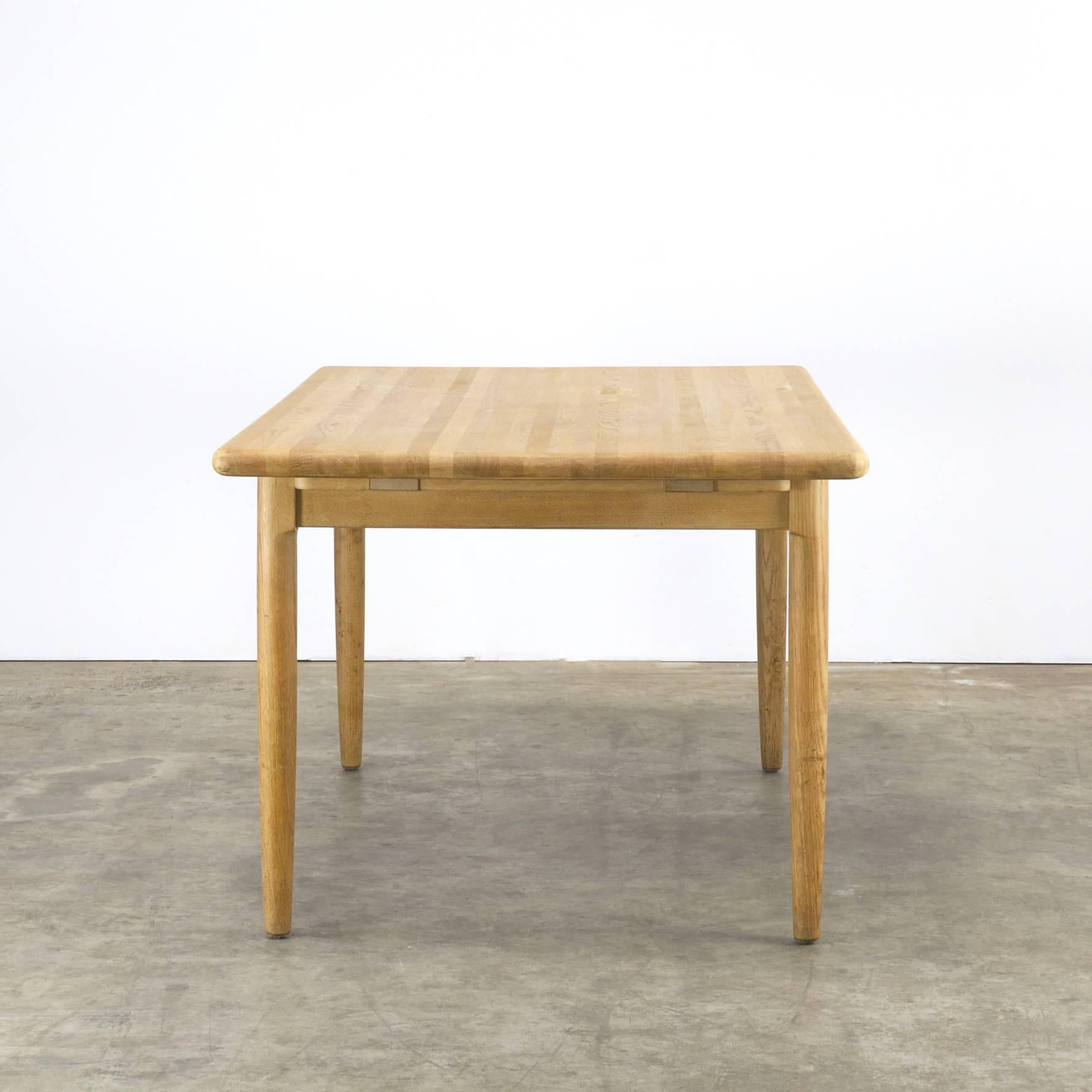 Mid-Century Modern 1960s Moller Massiv Smoked Oak Dining Table For Sale