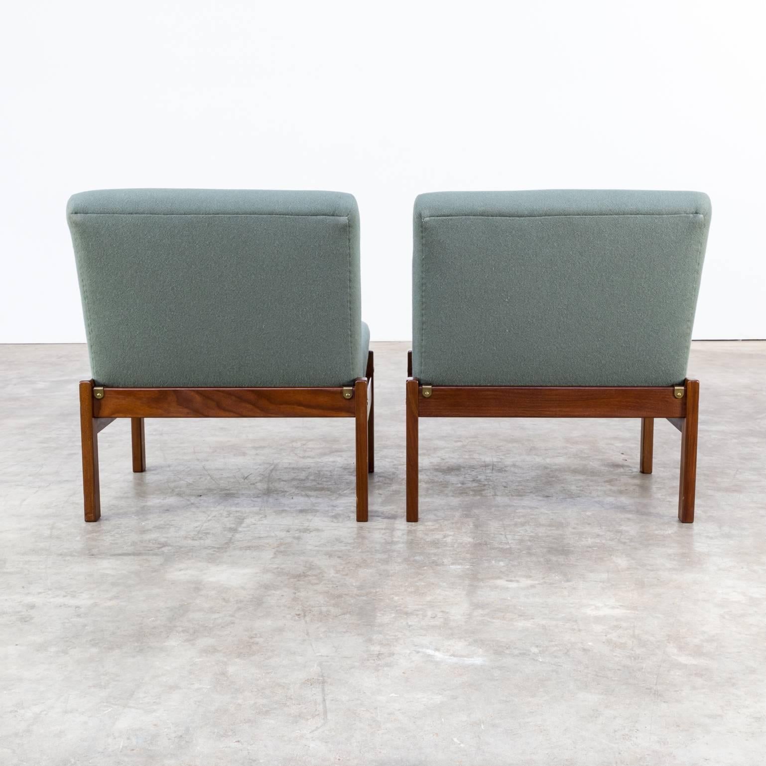 20th Century Yngve Ekström Low Back Lounge Chair for Pastoe, Set of Two For Sale