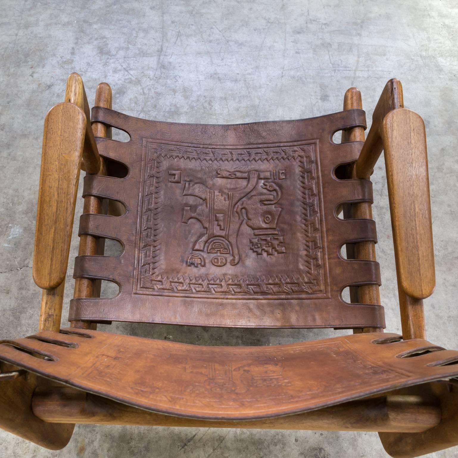 Late 20th Century Angel Pazmino Chair Leather