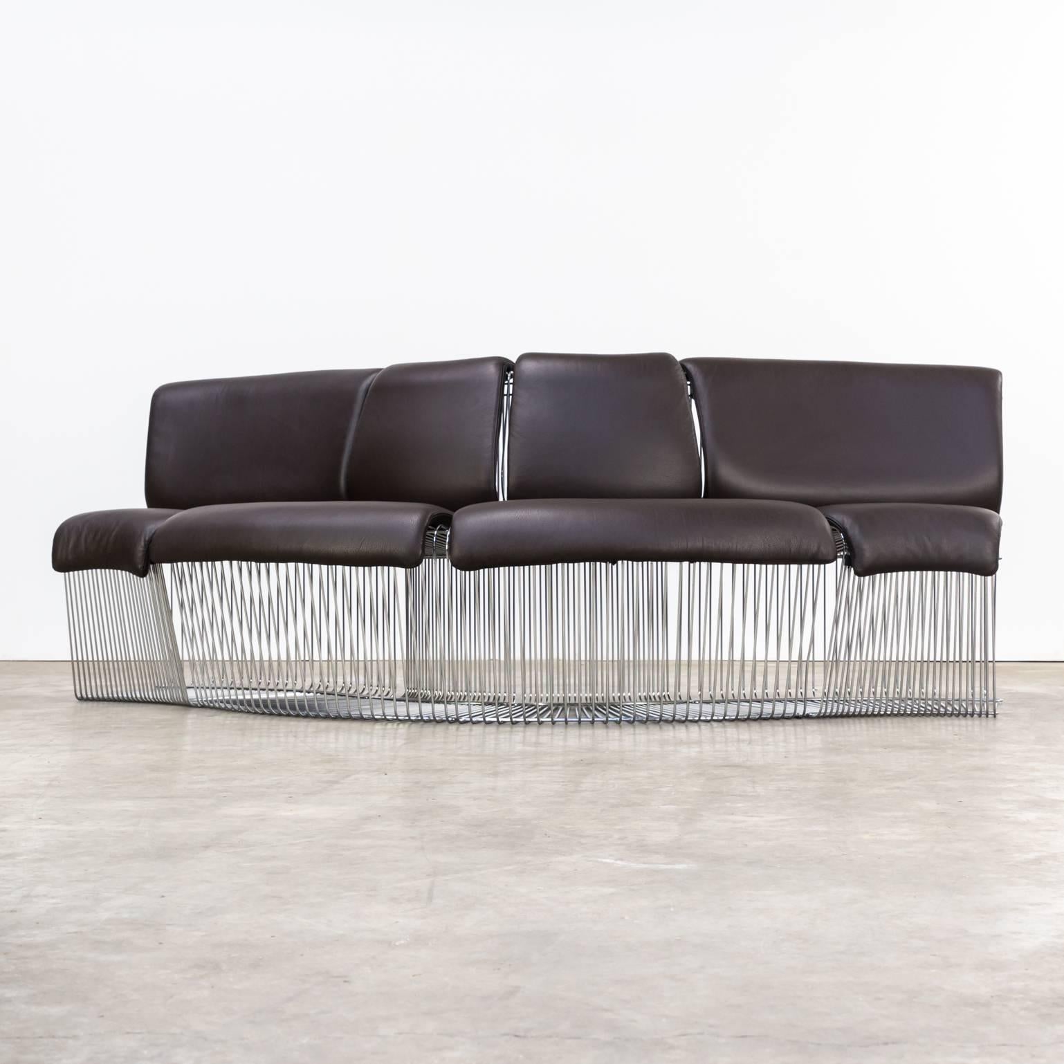 1970s Verner Panton Sofa ‘Pantonova’ Four-Piece for Fritz Hansen For Sale 2