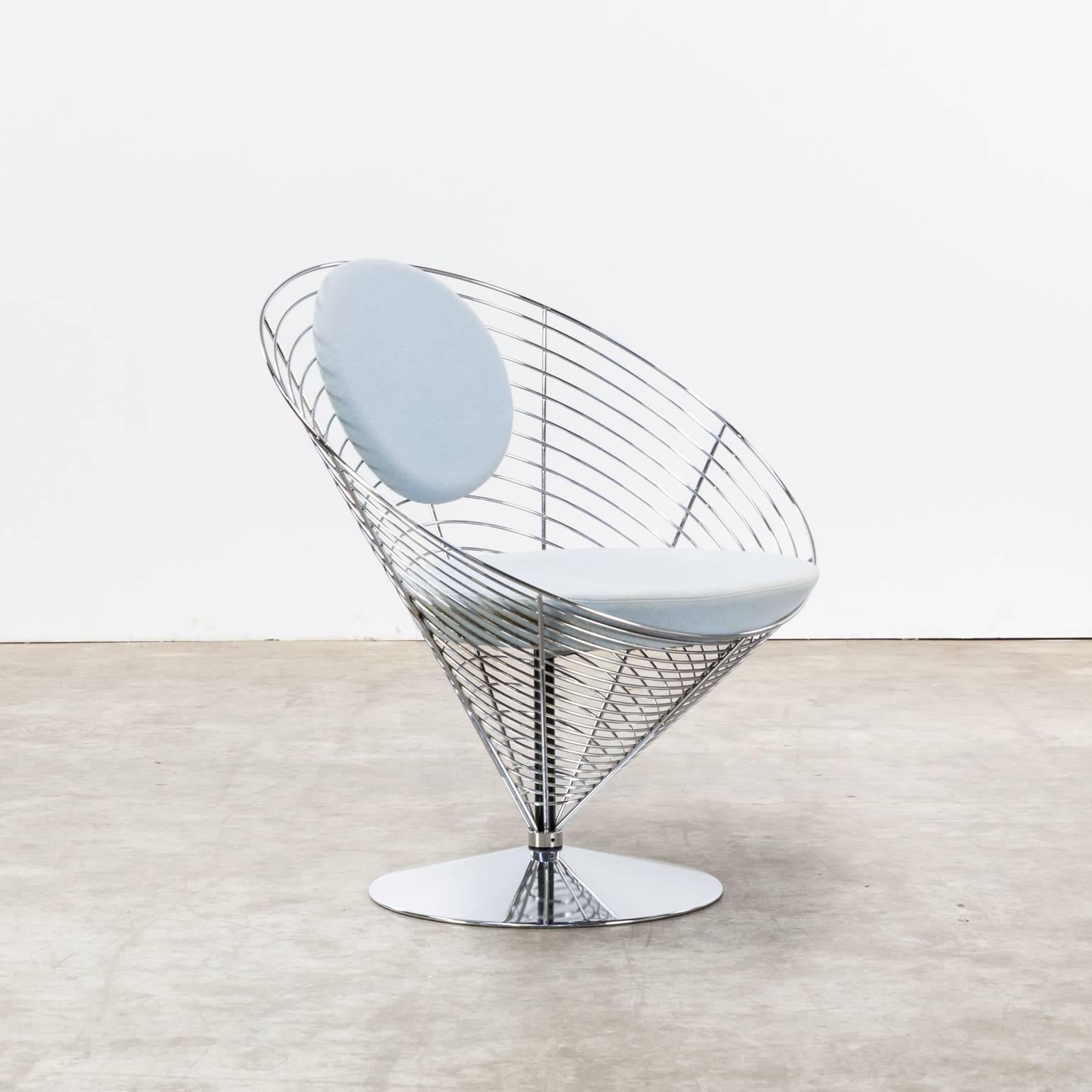 Danish 1980s Verner Panton Cone Chair for Fritz Hansen For Sale