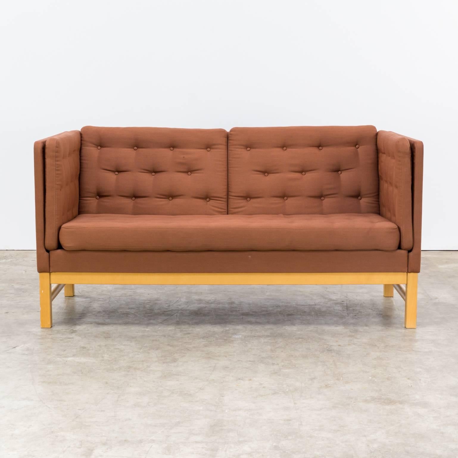 Late 20th Century 1970s Erik Ole Jørgensen Sofa Earth Color Set of Two For Sale