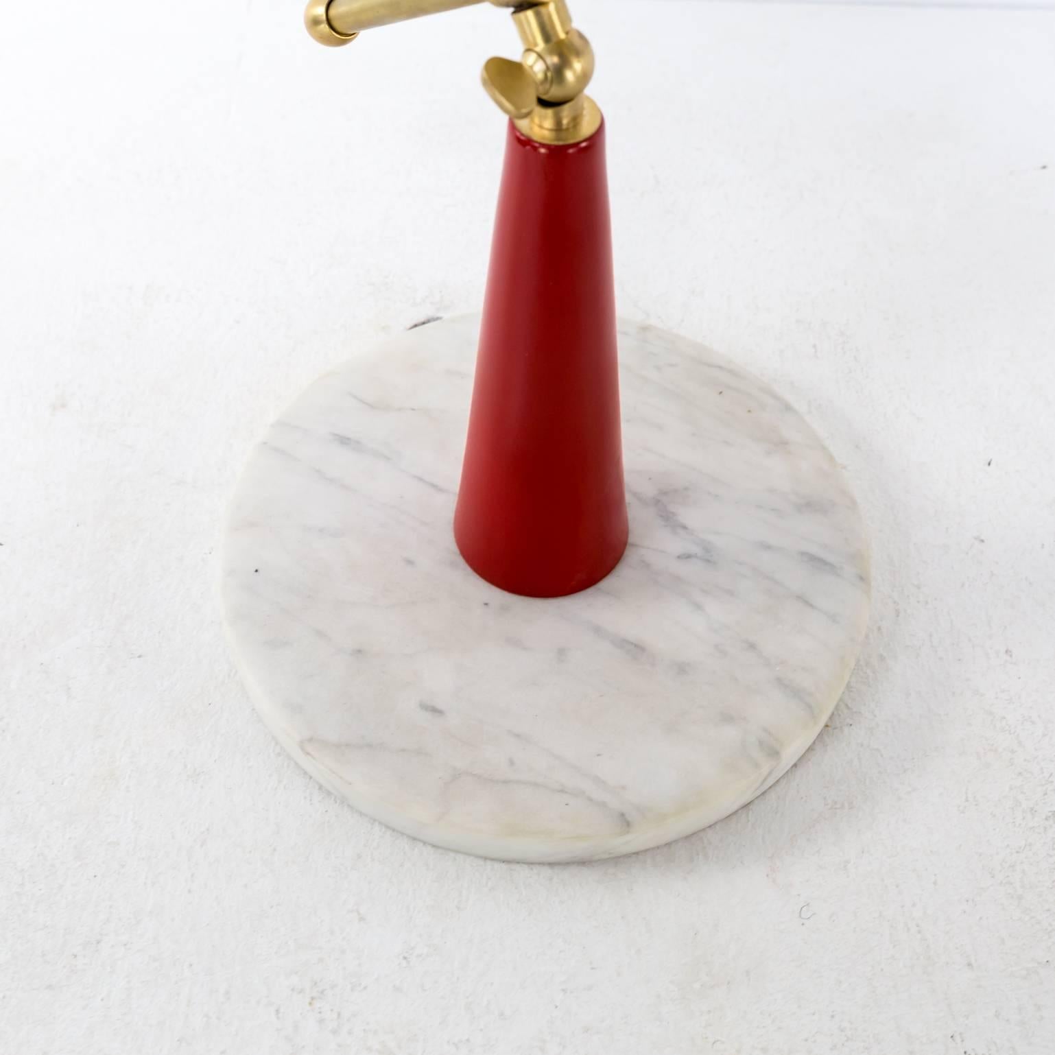 1950s Stilnovo Diabolo Table Lamp with Marble Foot For Sale 2