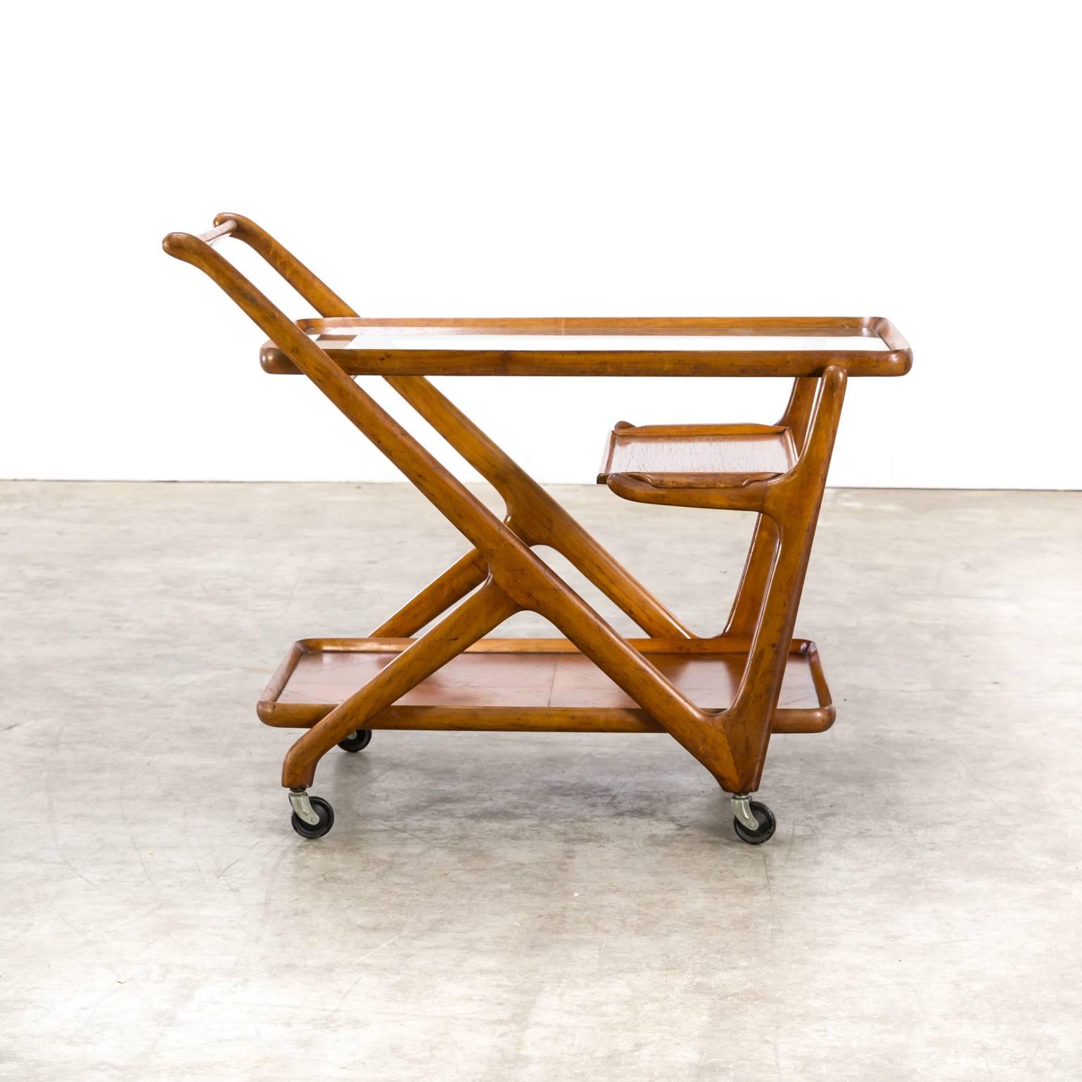 20th Century 1950s Cesare Lacca Tea Trolley for Cassina For Sale