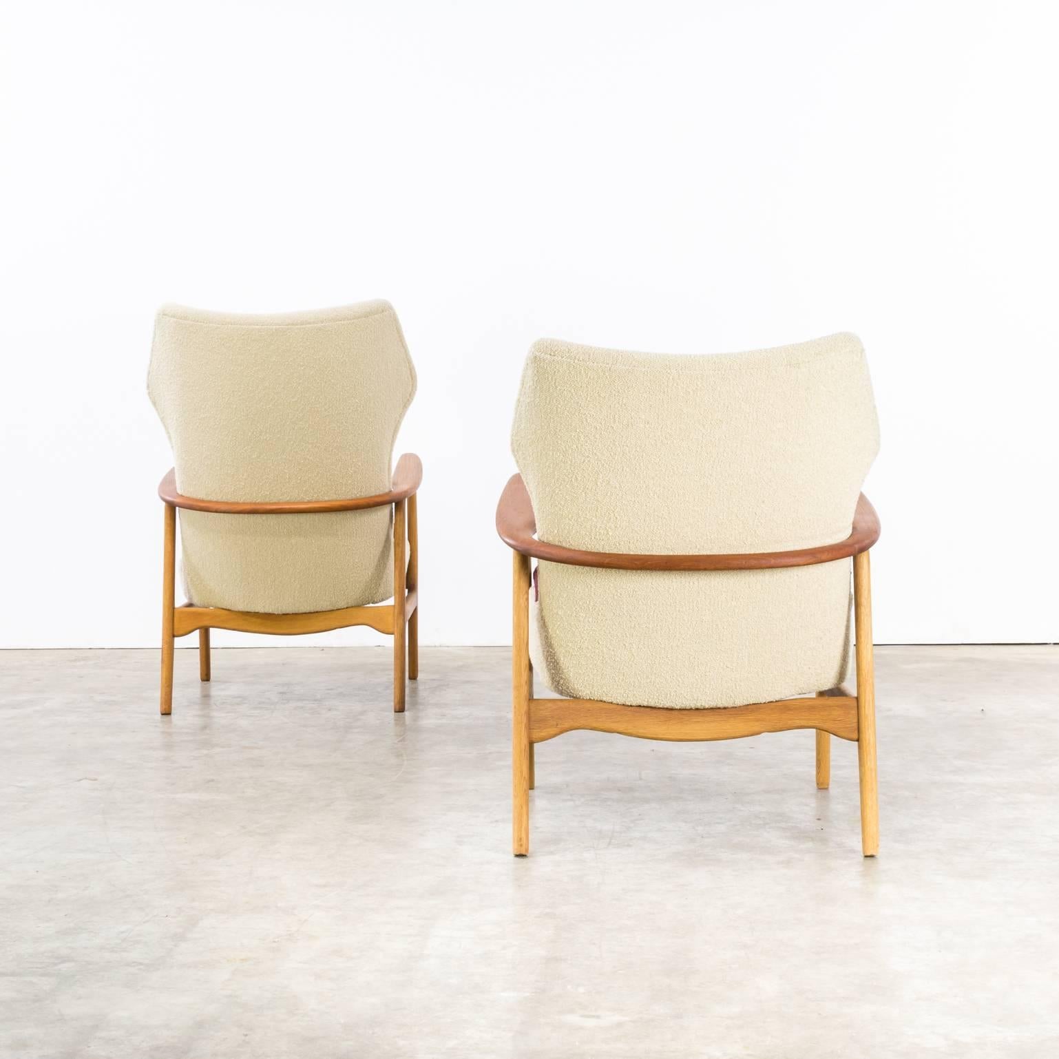 Fabric 1960s Aksel Bender Madsen Fauteuils for Bovenkamp Set of Two For Sale